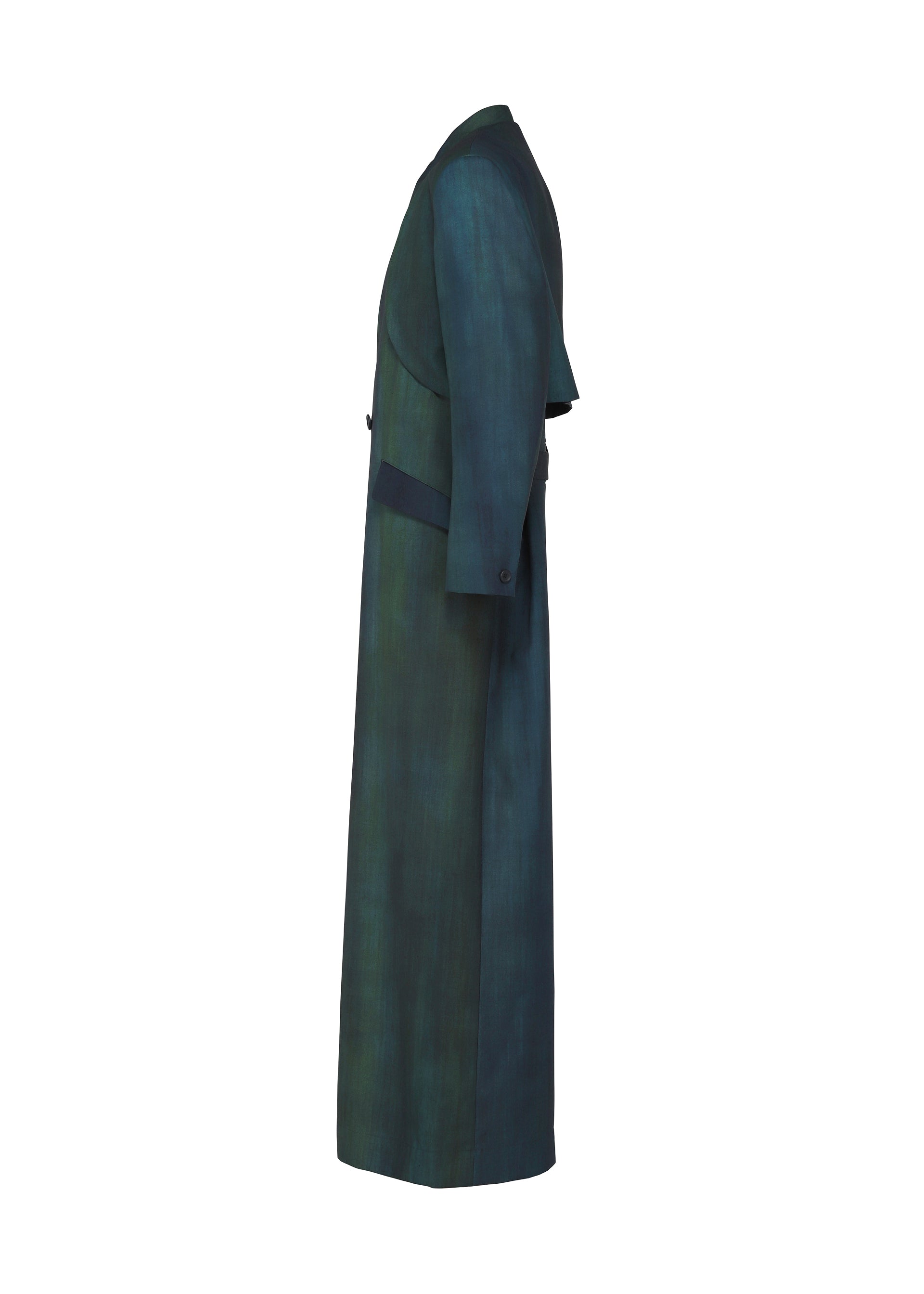 Issey Miyake Gradation Wool vlněný overal černý
