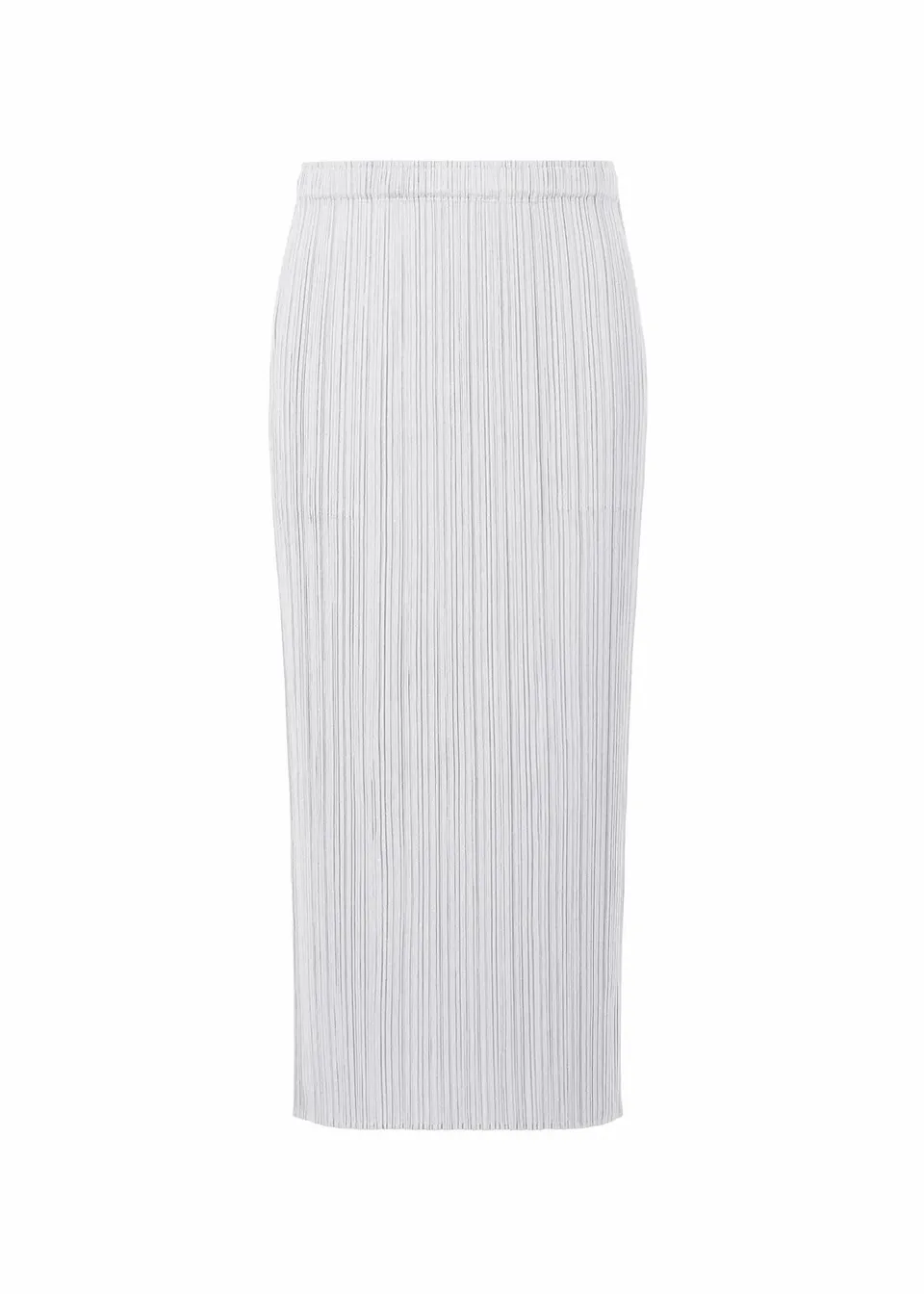 Issey Miyake Basics sukně světle šedá plisovaná