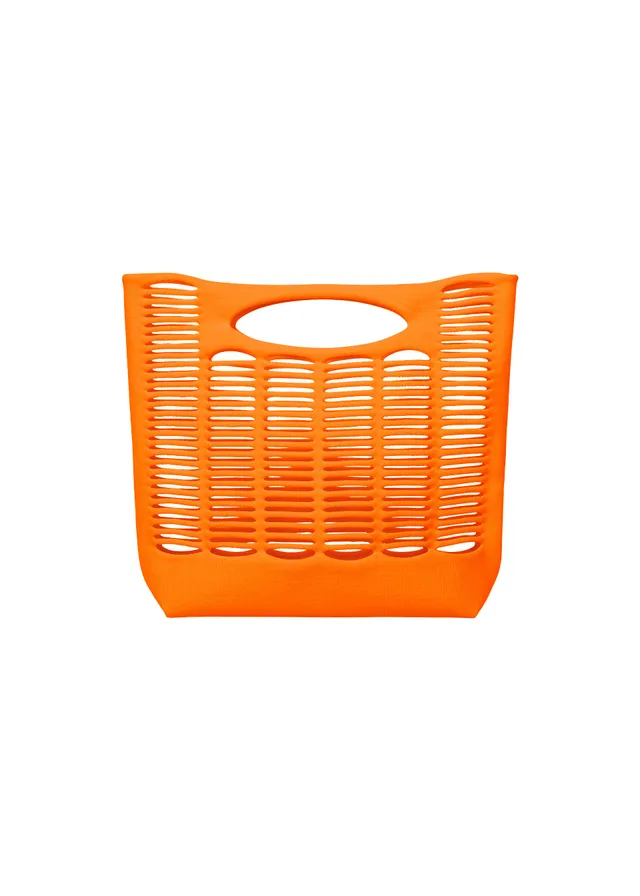 Issey Miyake Mokko tote oranžová pletená