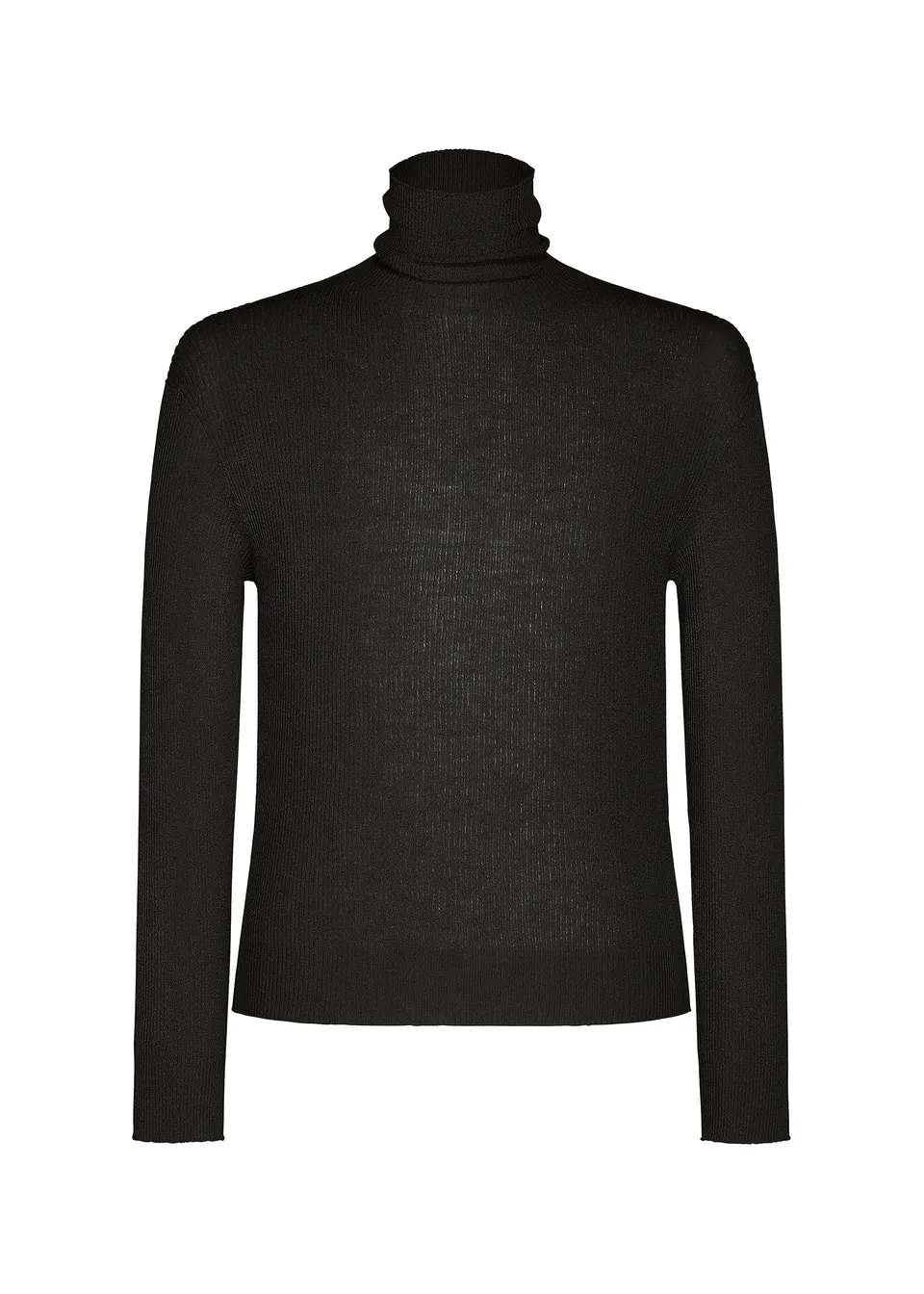 Issey Miyake Knit Unraveled rolák černý transparentní