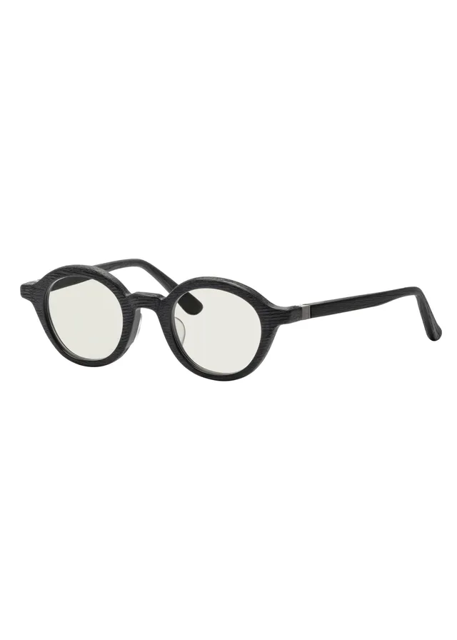 Issey Miyake Eyes Wood-Round sluneční brýle černé