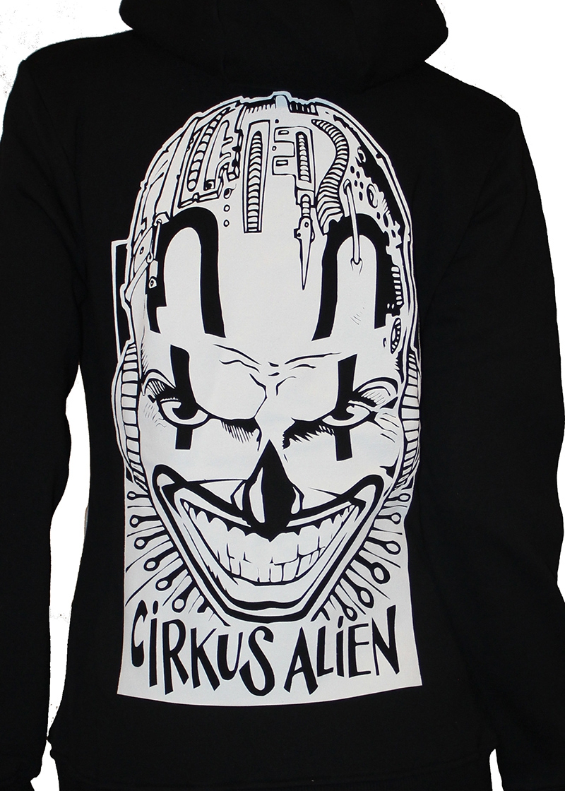 Alien DNA CA Not Dead Yet mikina dámská černá 340gsm