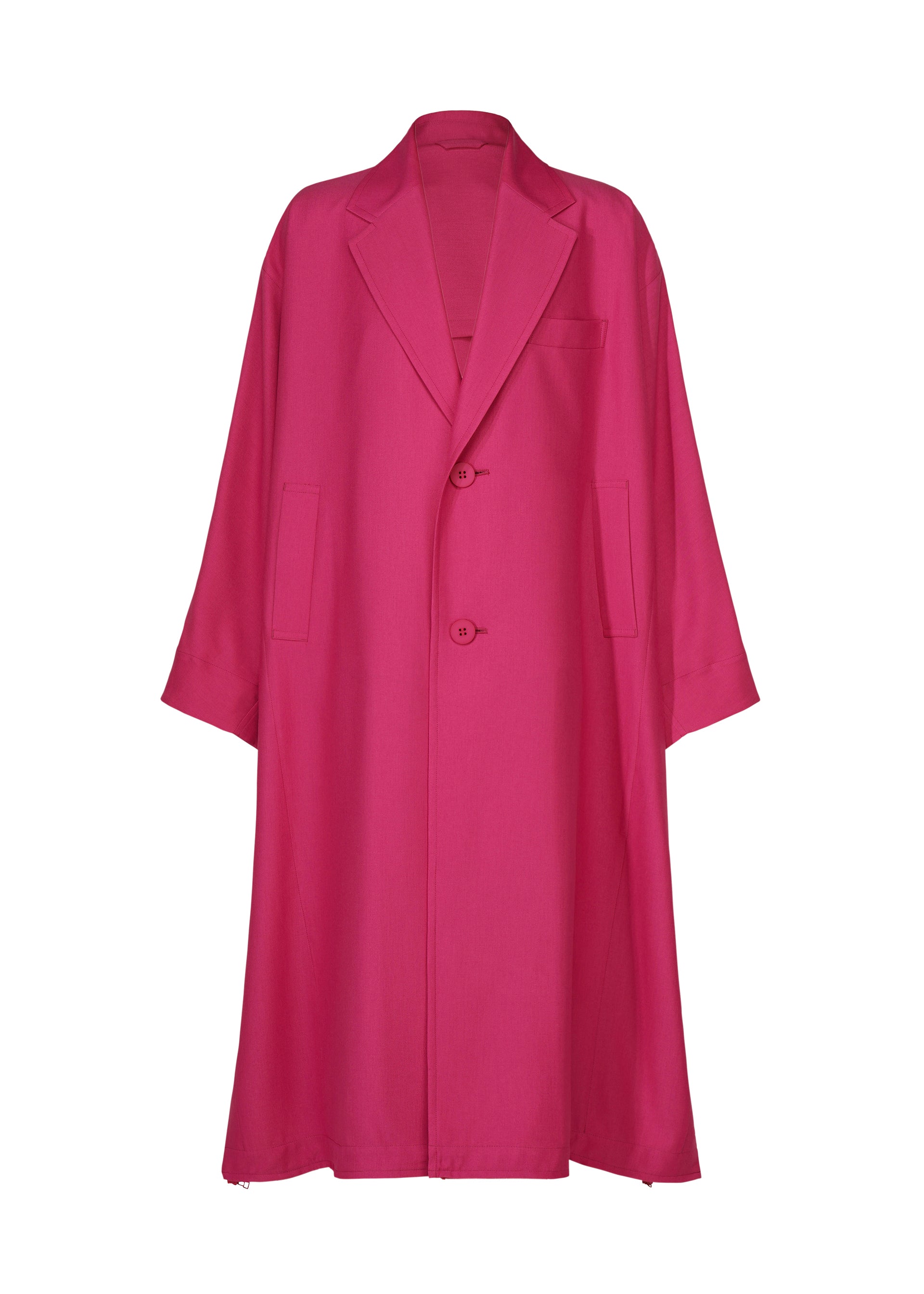 Issey Miyake Breeze Drape kabát černý splývavý