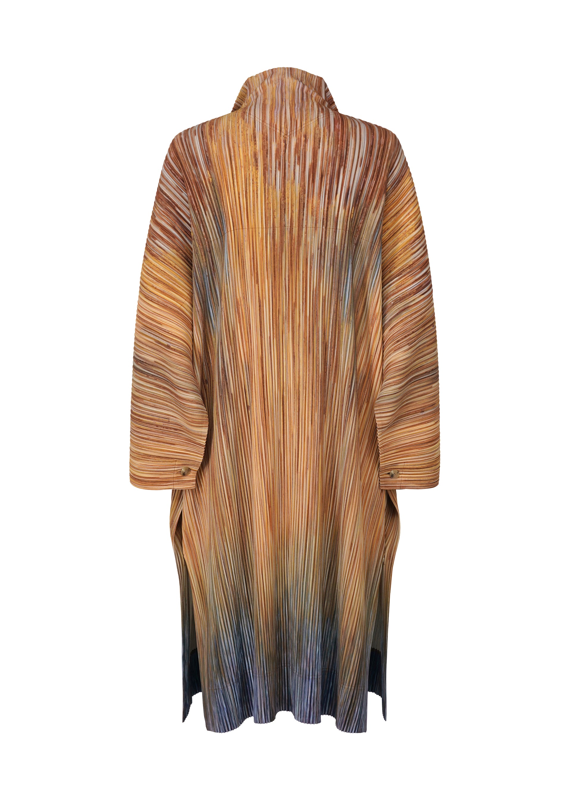 Issey Miyake Paint Brush Close-Up kabát oranžový pánský