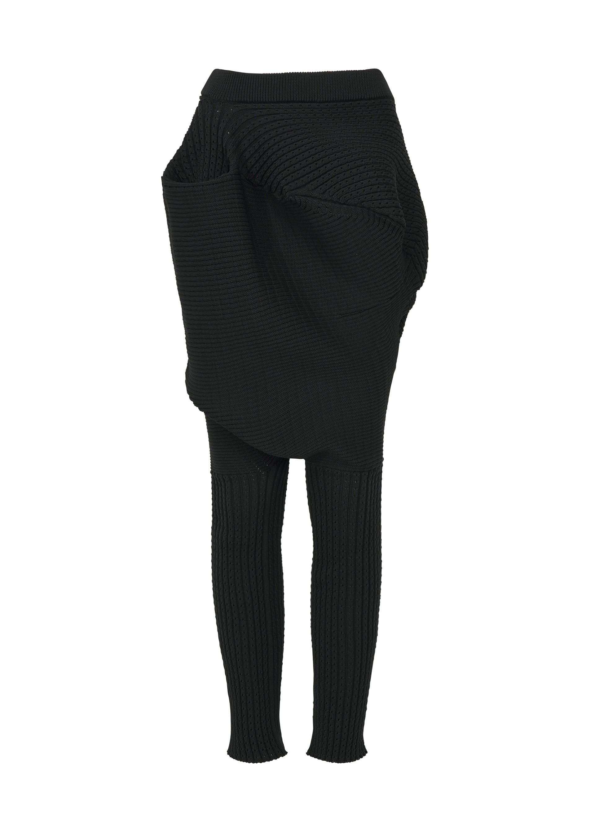 Issey Miyake Found Stone IM63KF309 saruel kalhoty černé vel. 2 pletené