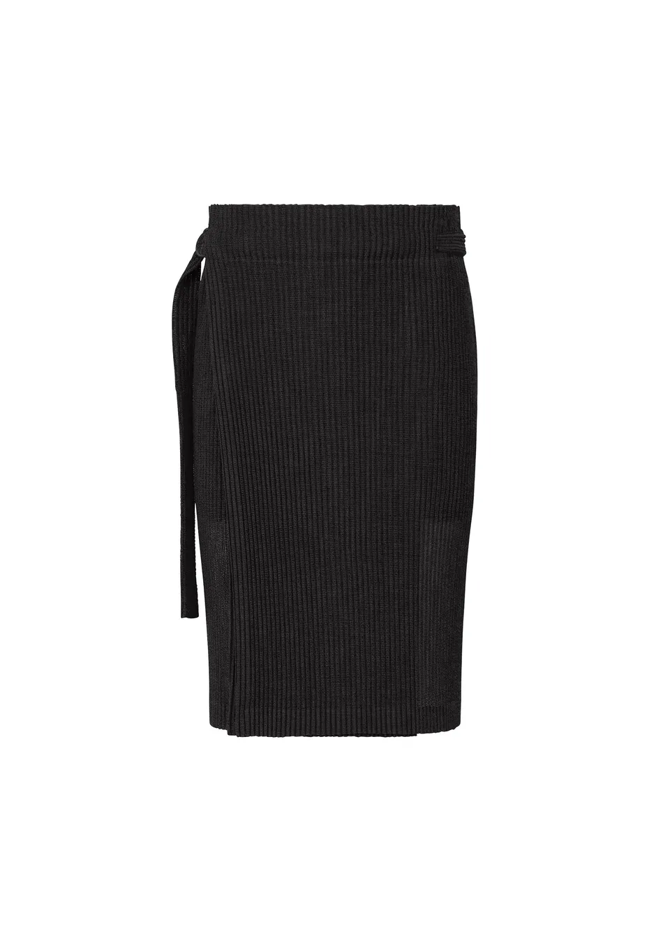 Issey Miyake Rustic Mesh zavinovací sukně černá