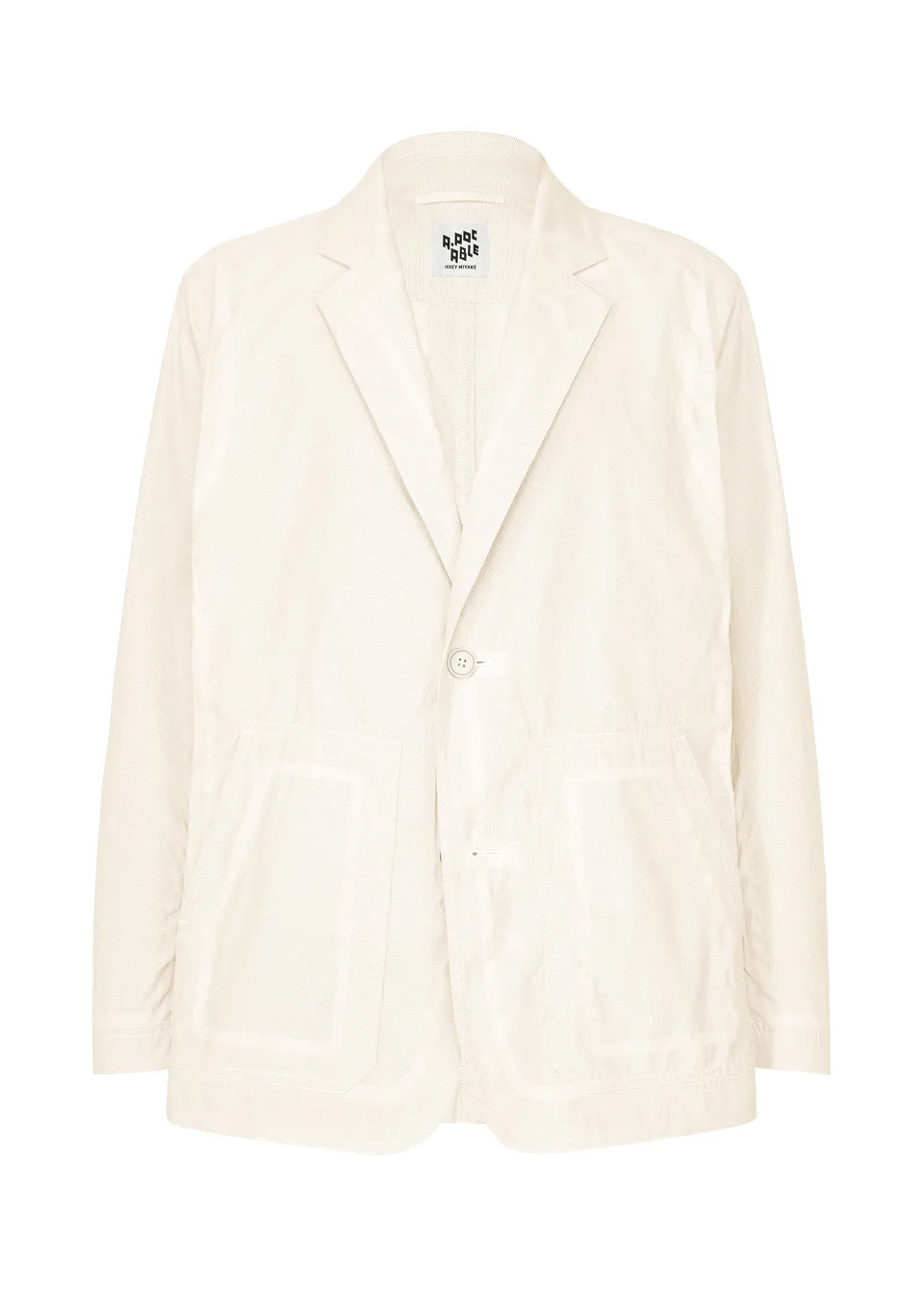 Issey Miyake Type-U 001 bunda ivory tvarovací
