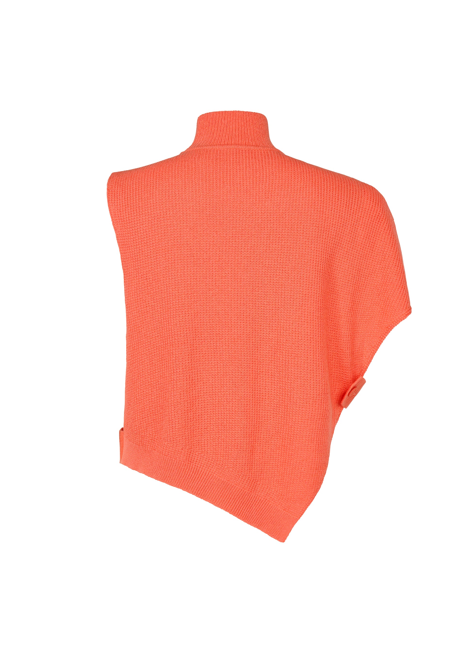 Issey Miyake Wafer Knit top černý asymetrický pánský