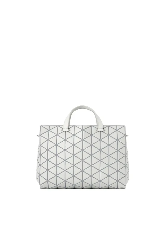 Issey Miyake Tonneau Matte kabelka ivory matná