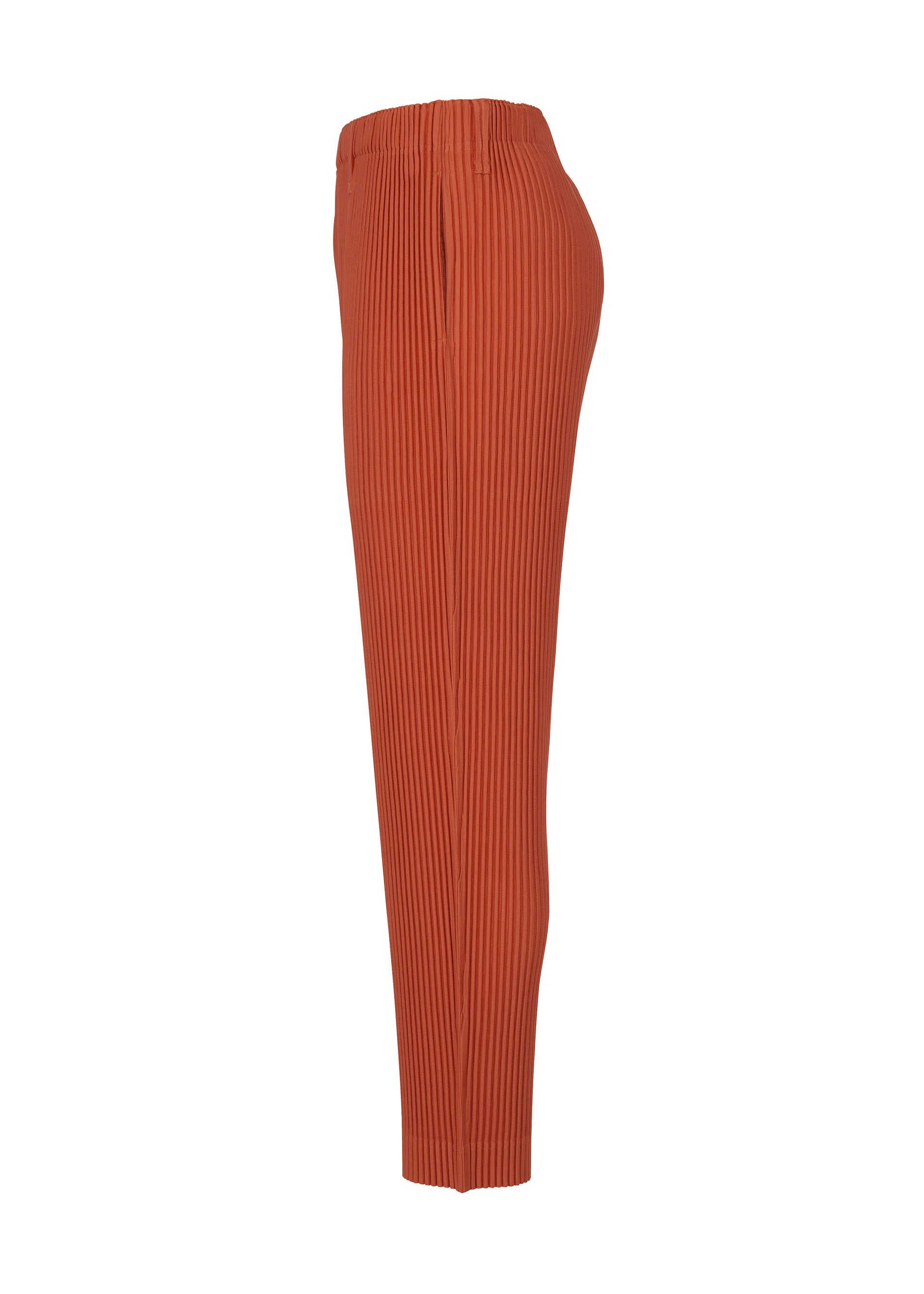 Issey Miyake Tailored Pleats 3 kalhoty růžové rovné