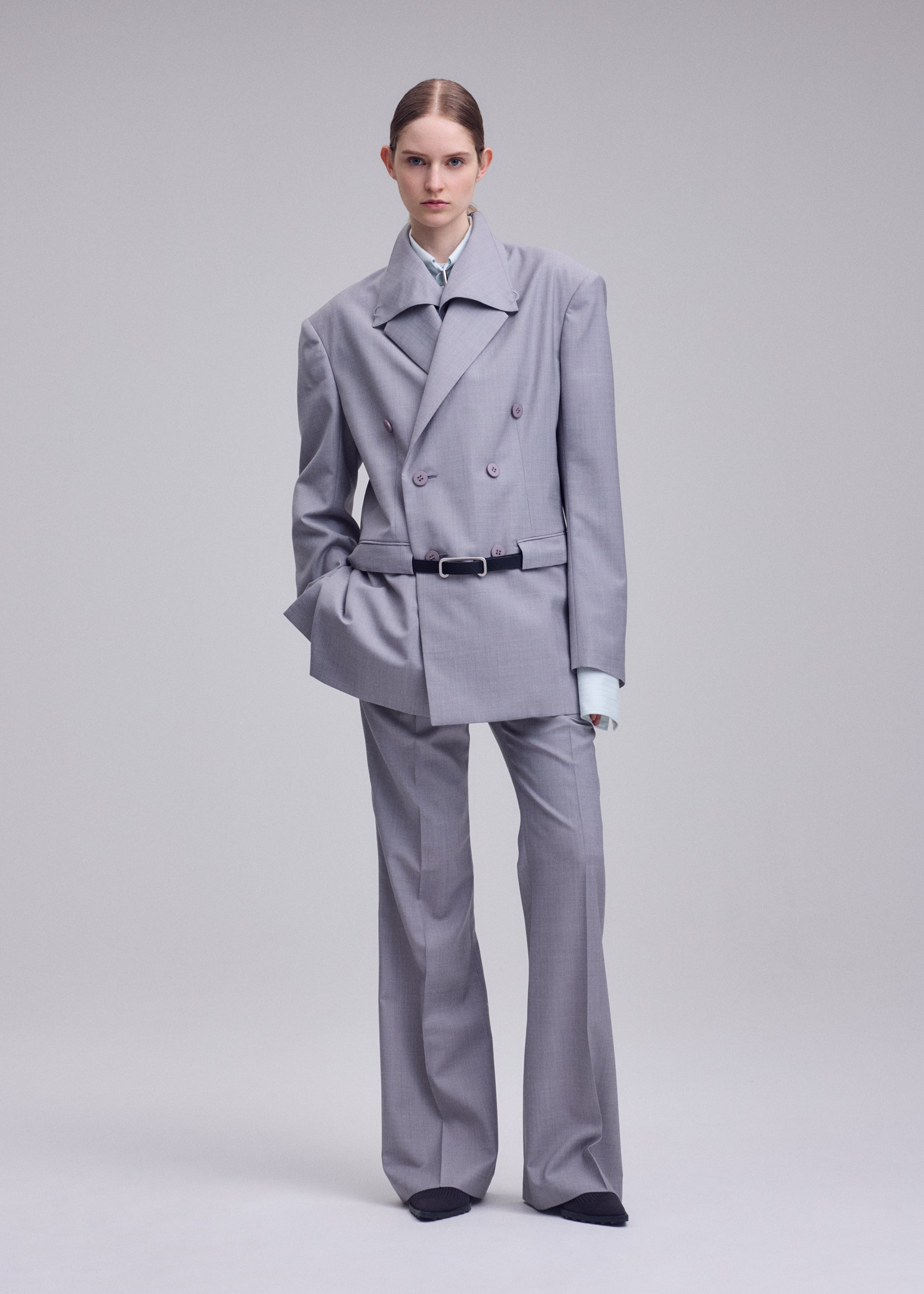 Issey Miyake HONEST ENSEMBLE sako černé vel. 2 vlněné
