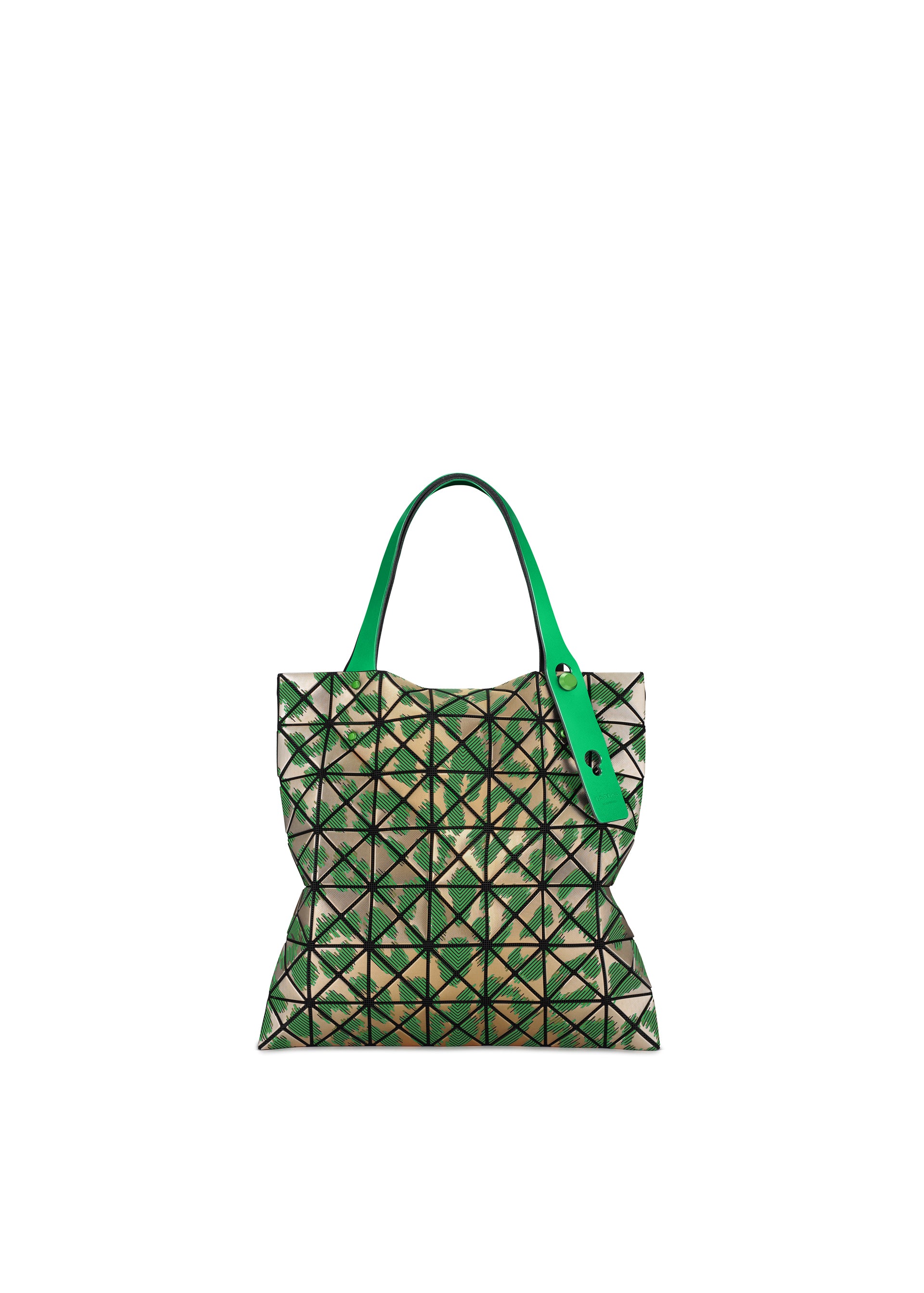 Issey Miyake Chimera metalická tote kabelka růžová