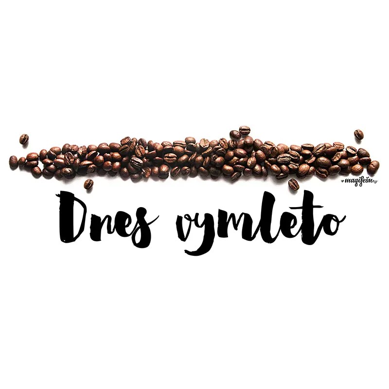 Magifešn FLY Dnes vymleto bio mikina s kapucí