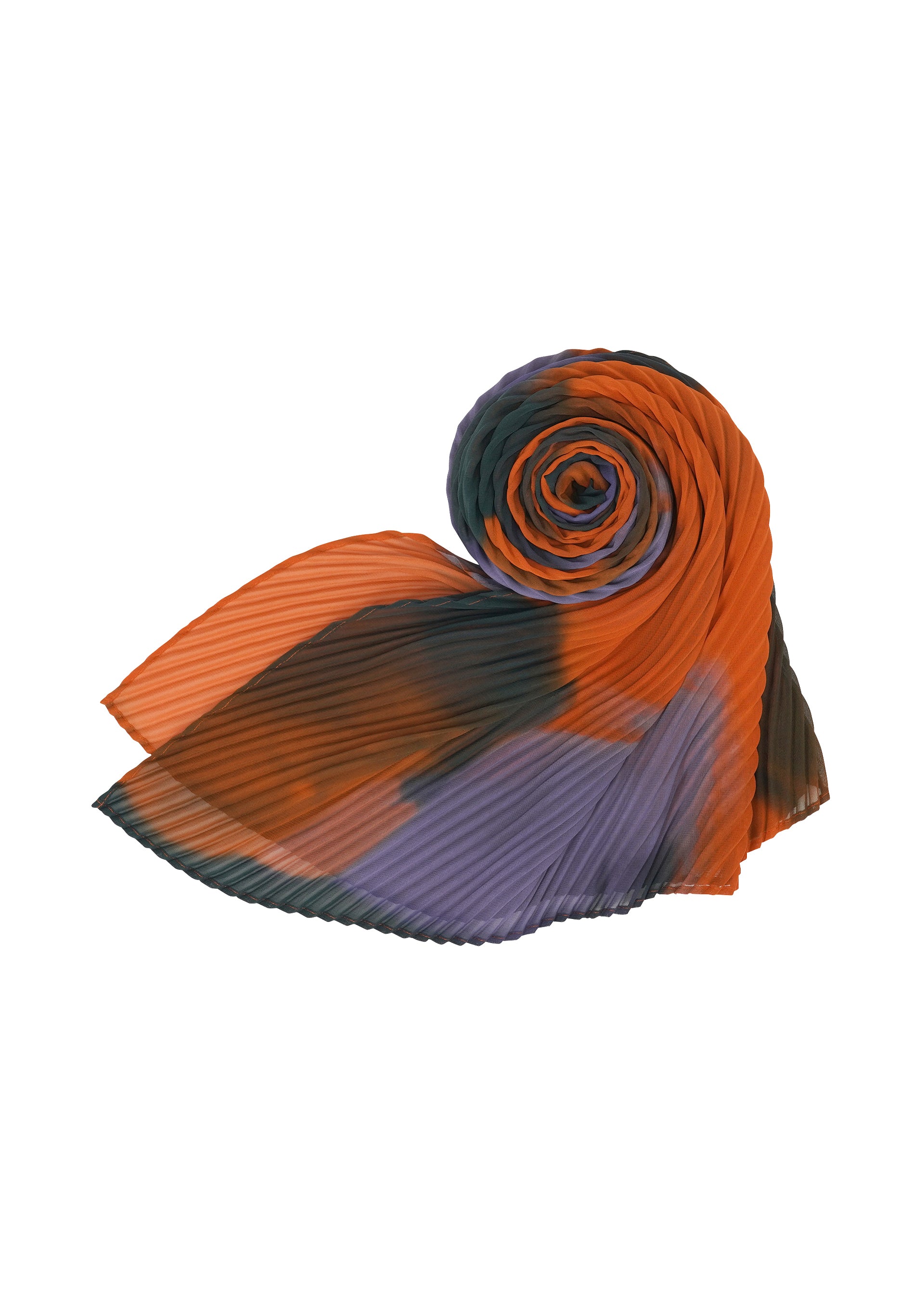 Homme Plissé Issey Miyake Dawn stole šála šedá přechod