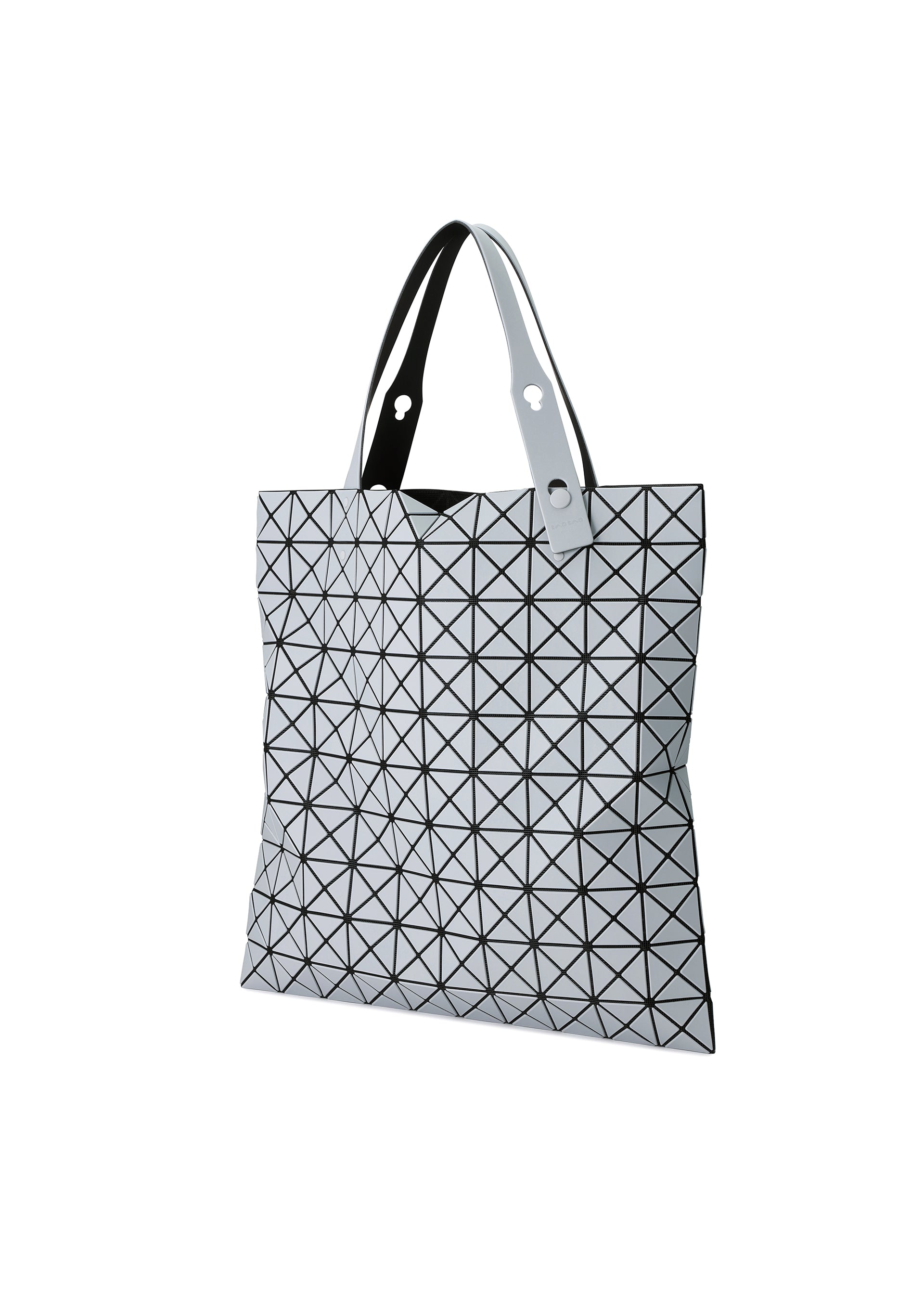 Issey Miyake Prism Frost tote taška šedá matná