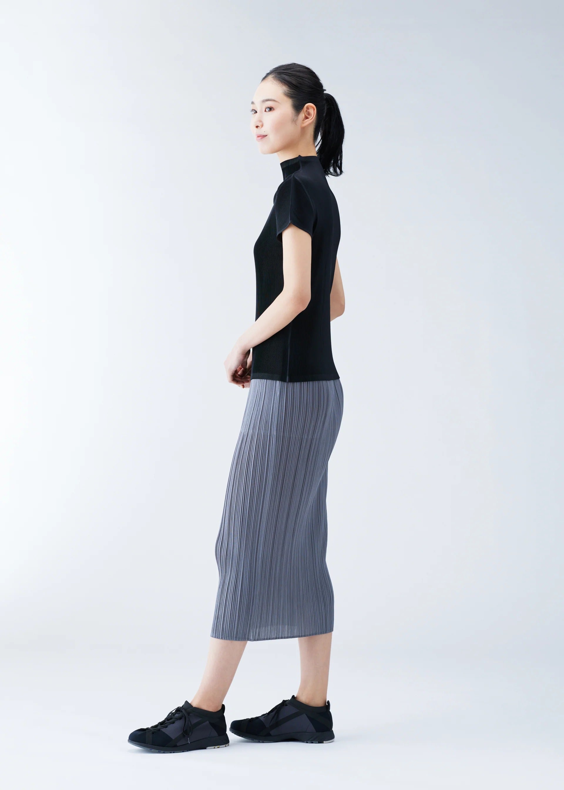 Issey Miyake Mist Basics top bílý vel. 3 plisovaný