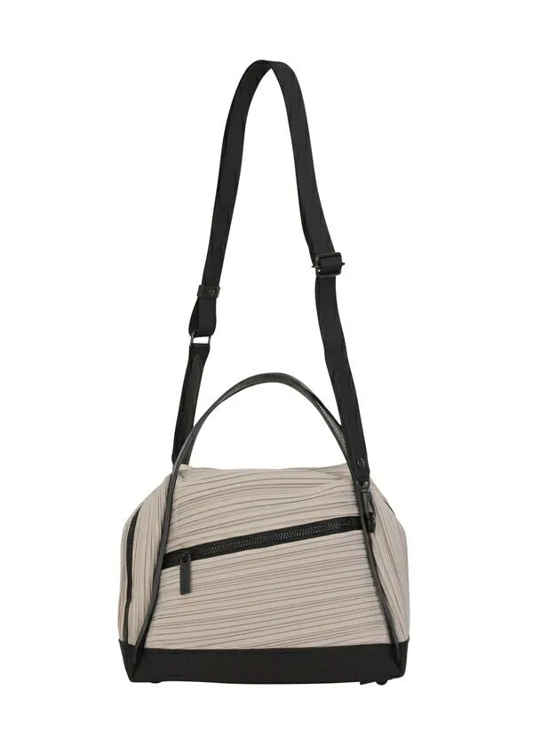Issey Miyake Pleats Please Bias Pleats Bag kabelka světle šedá plisovaná