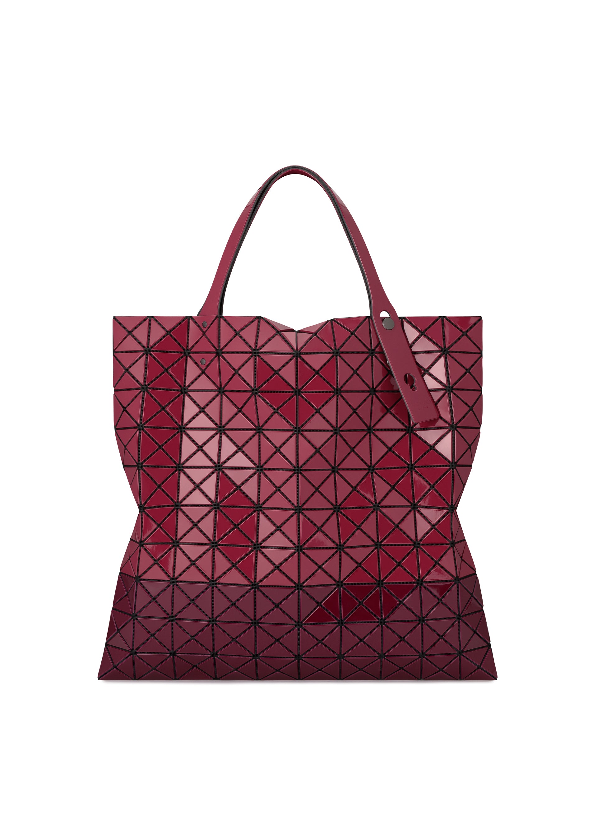 Issey Miyake Prism Bi-Color tote tmavě šedá s černou A4