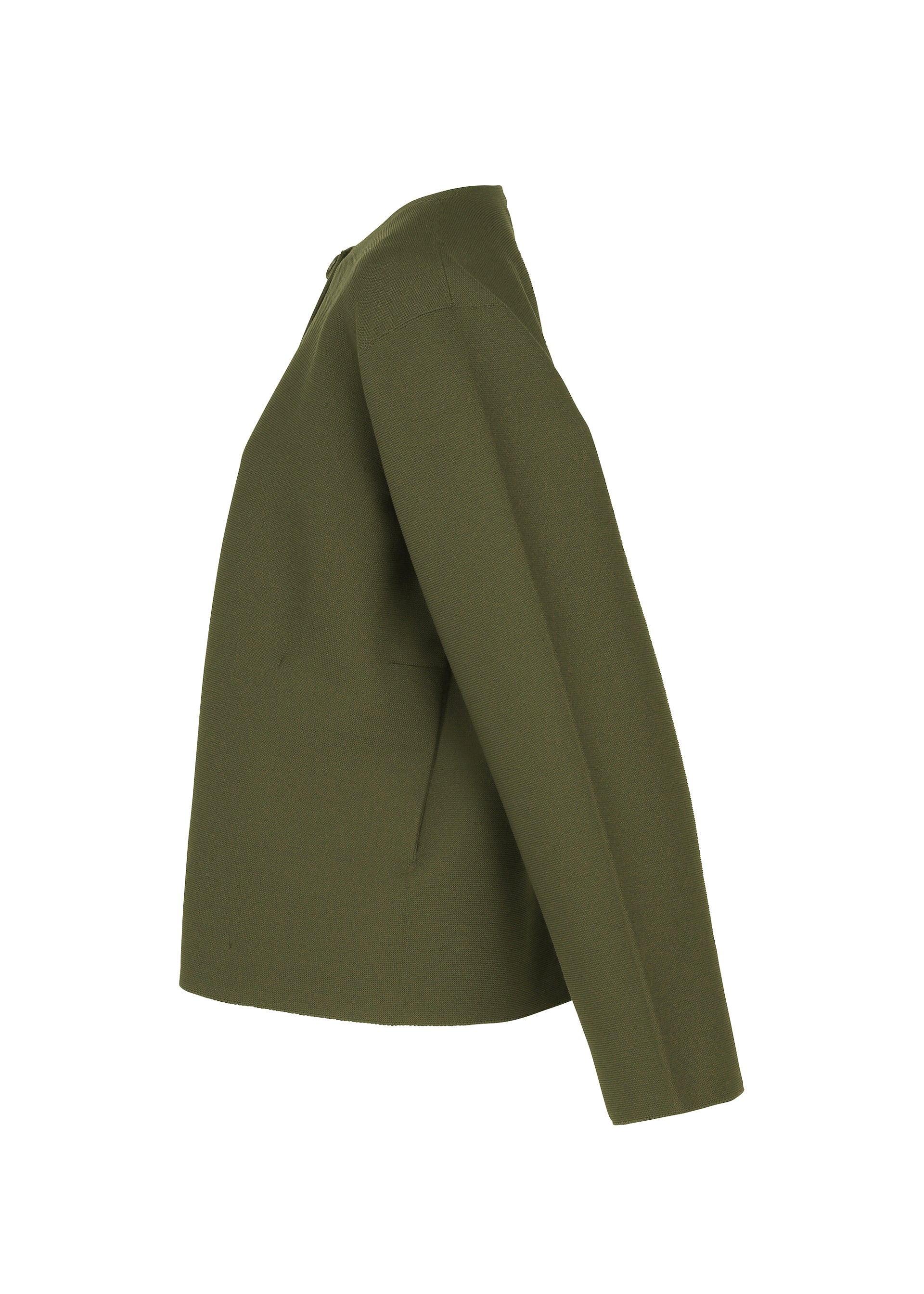 me Issey Miyake Solid Knit bunda smetanová lehká