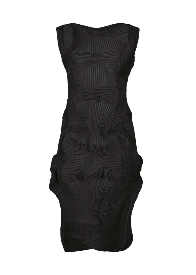 Issey Miyake Type-O 003 BK šaty černá vel. 1
