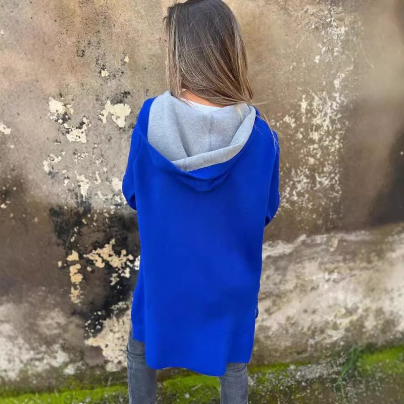 Norielle cardigan dámský svetr s kapucí červená M