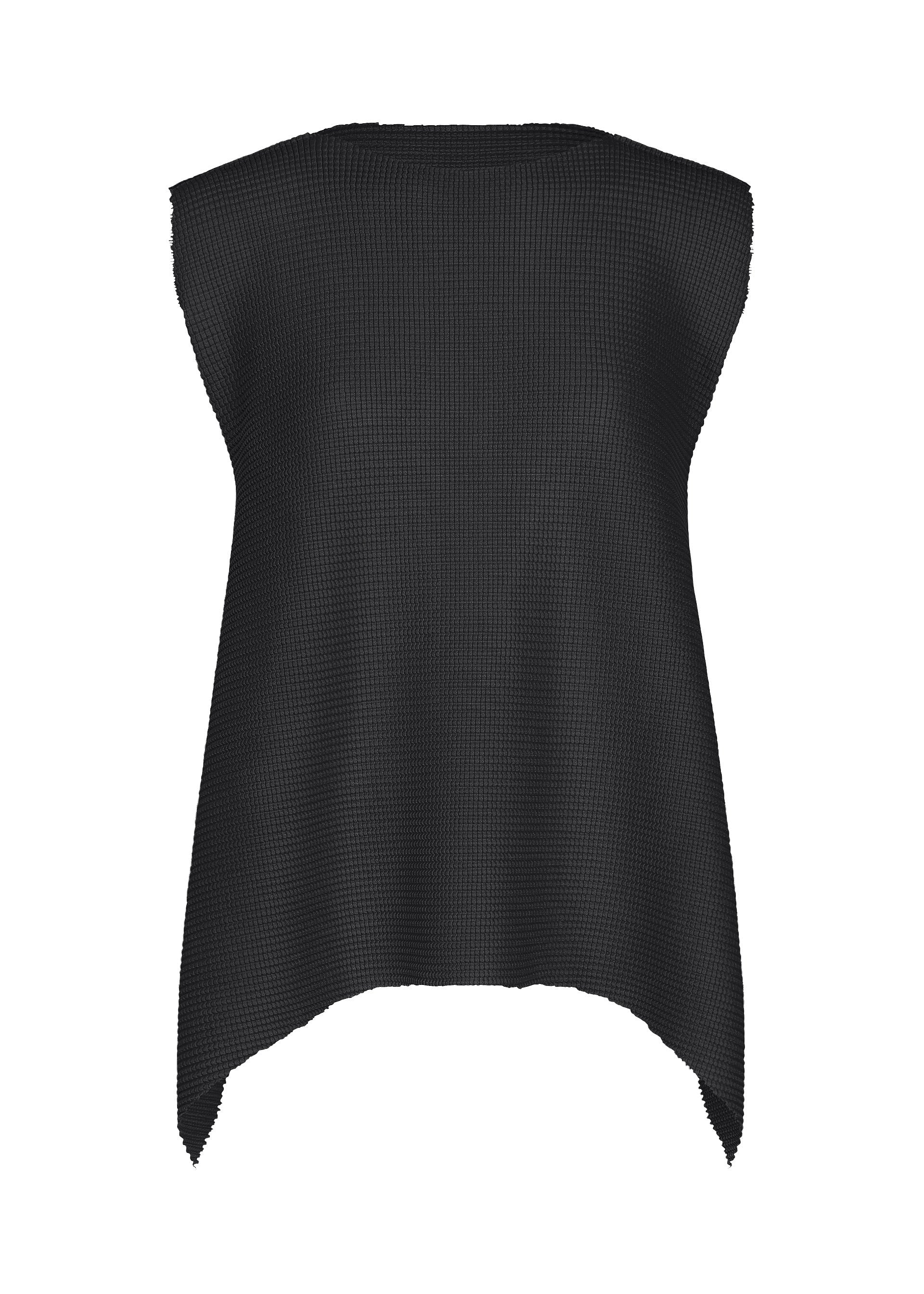 me Issey Miyake TOWER KNIT STRETCH PLEATS tílko šedé