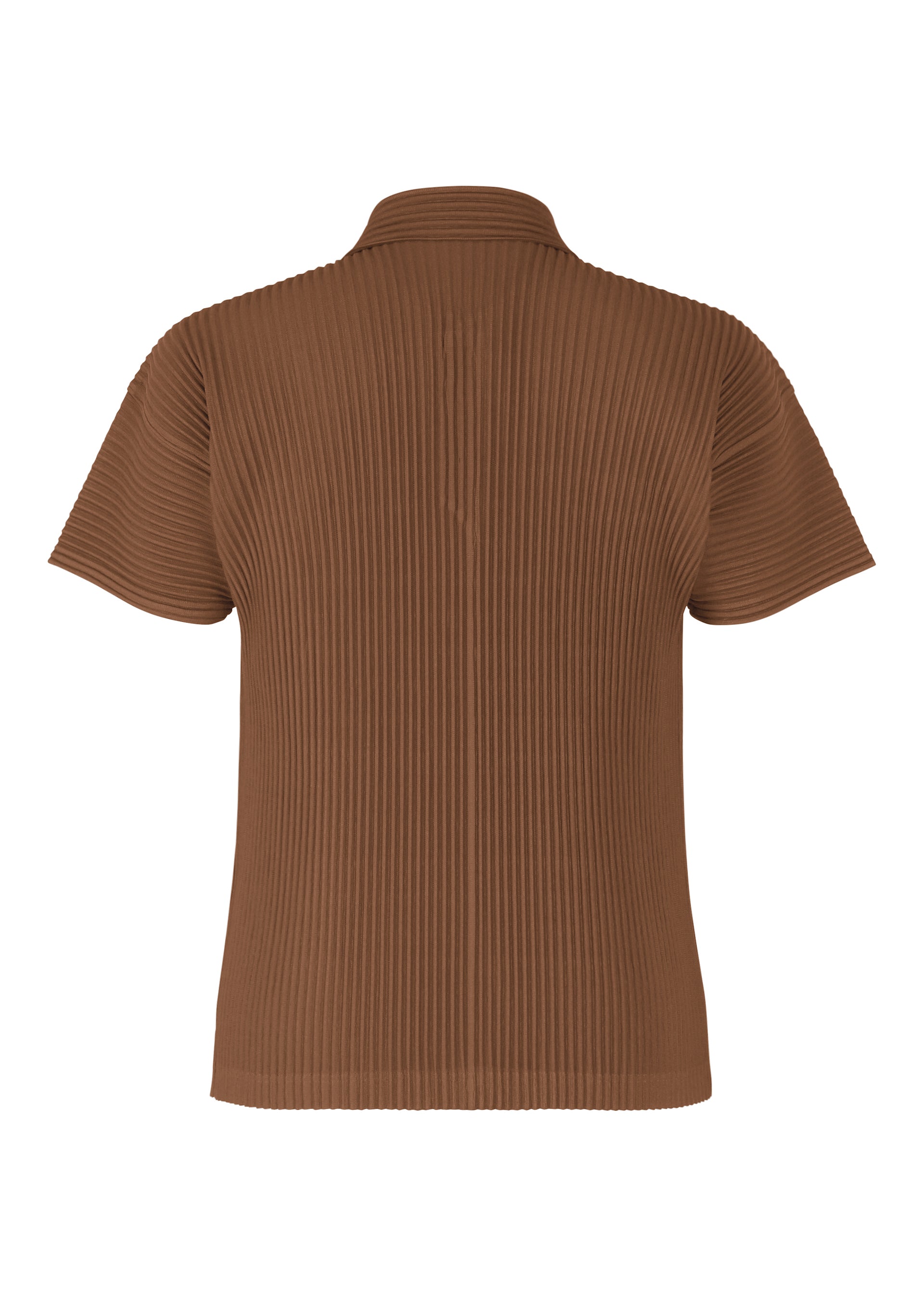 Issey Miyake Color Pleats 2 pánské polo vínové