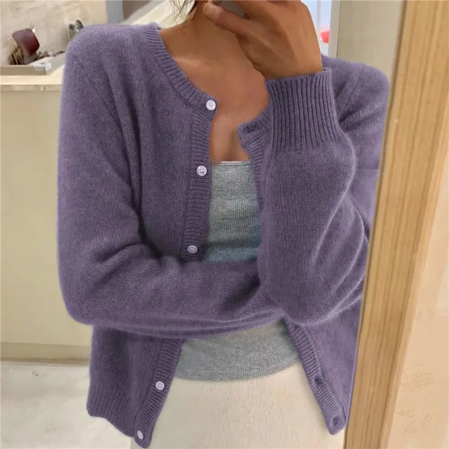 Norielle dámský cardigan jemný úplet šedý lehký