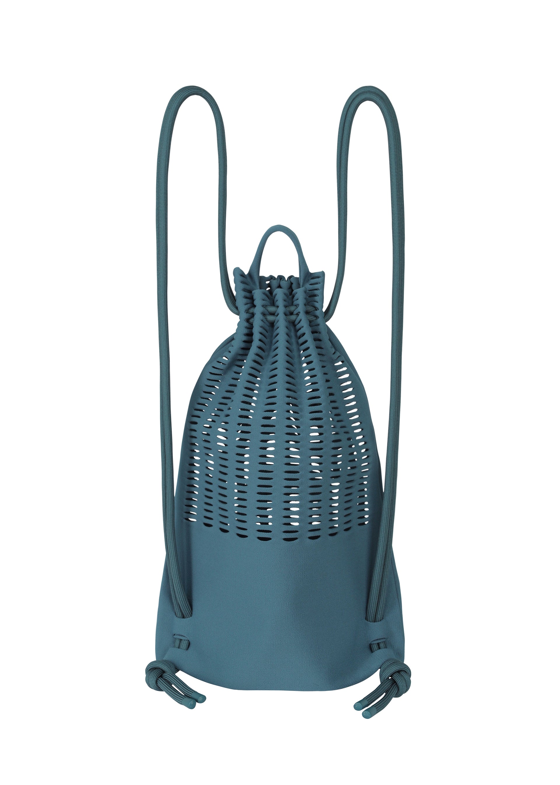 Issey Miyake Mokko batoh shadow blue pletený