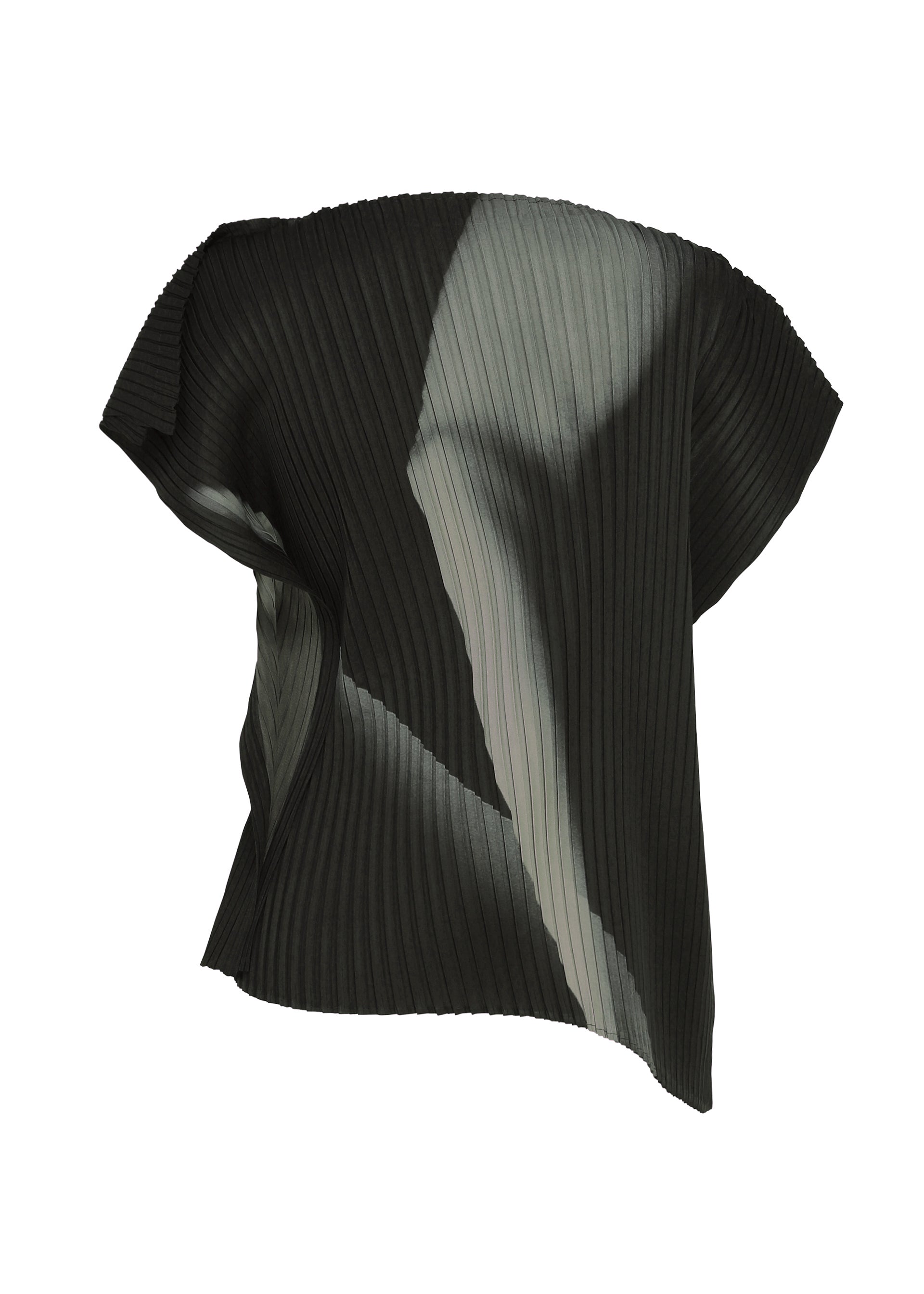 Issey Miyake Hands of Lover top black-hued potisk