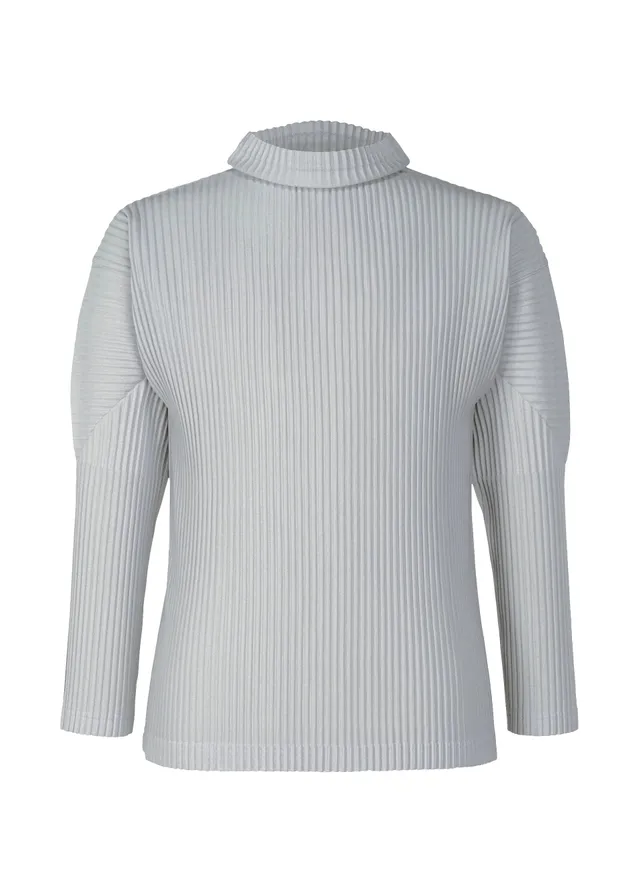 Issey Miyake Basics rolák light gray s dlouhým rukávem