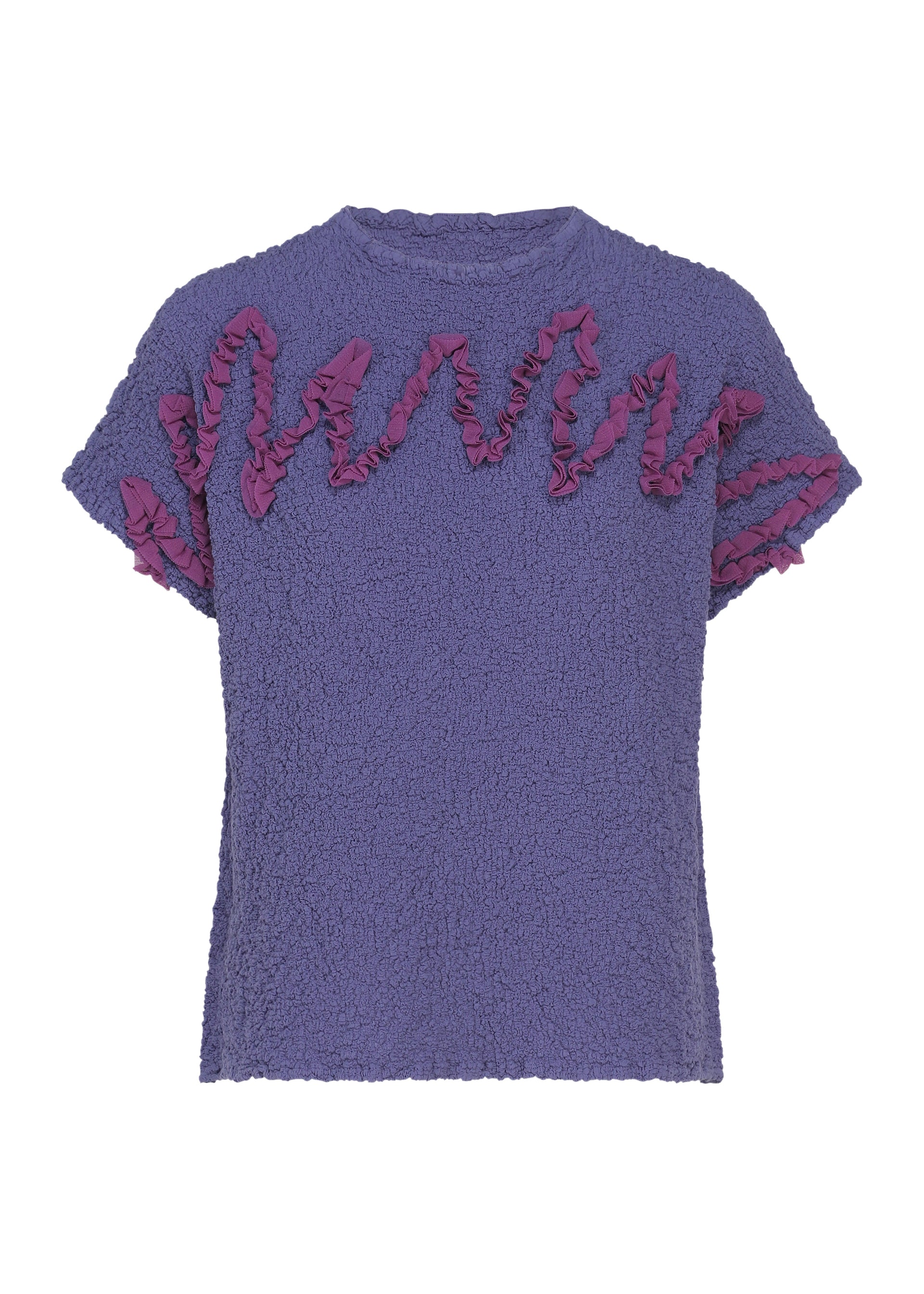 Issey Miyake Leaf Tulle Cauliflower MI64500 top Vermilion bavlna