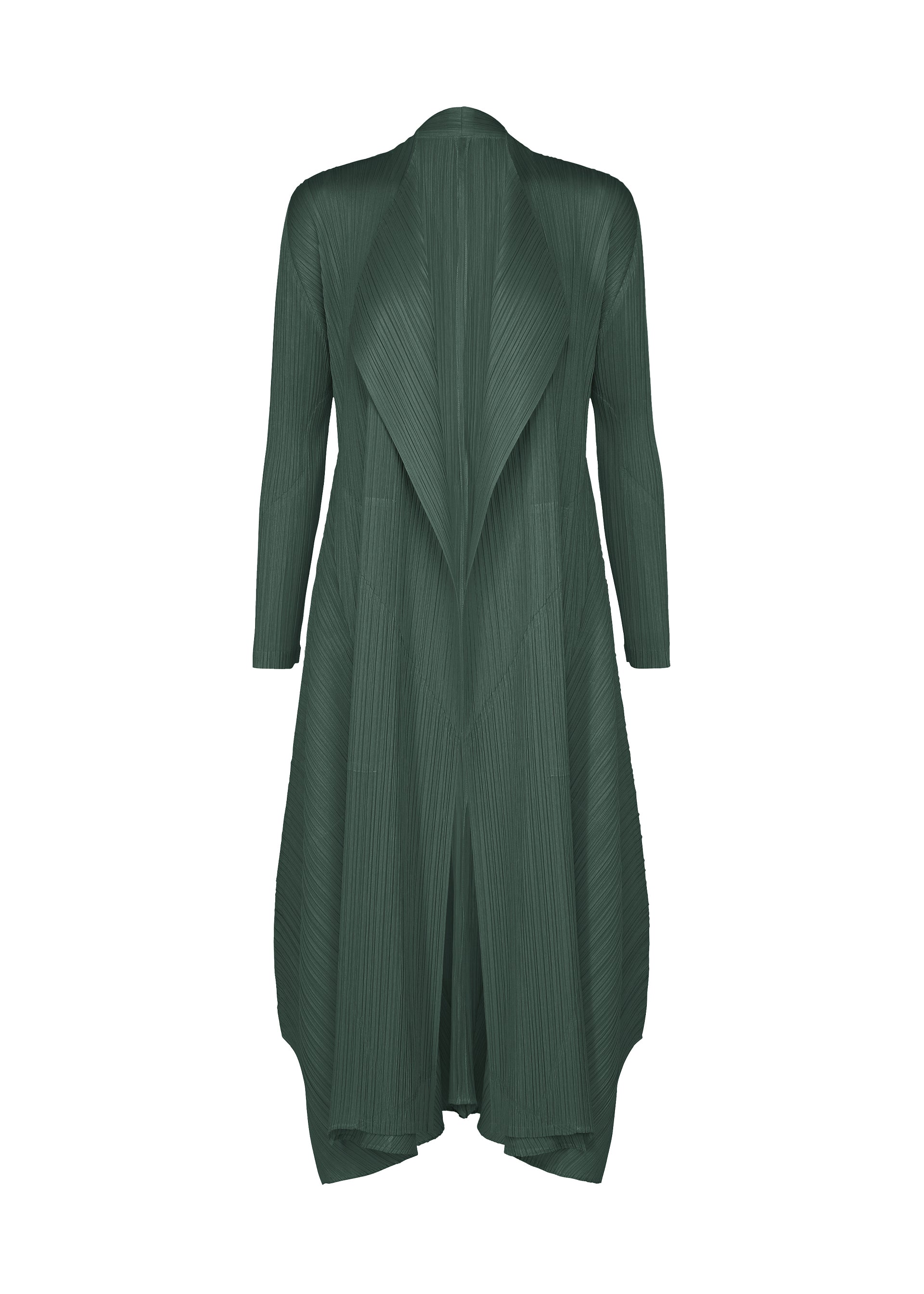 Issey Miyake Monthly October kabát béžový vel. 3 dlouhý
