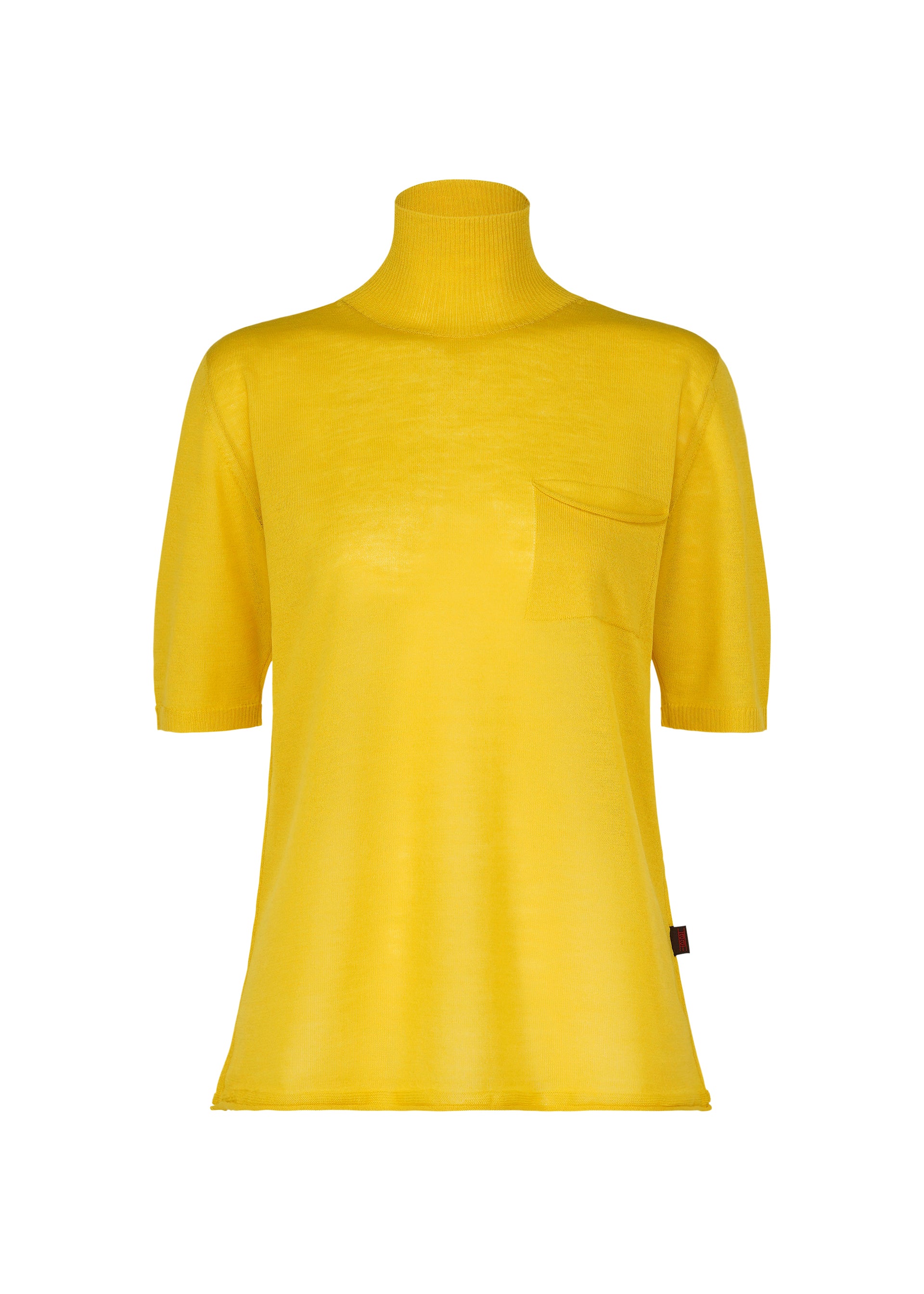 Issey Miyake Airy Pocket Layers pletený top písková lehký