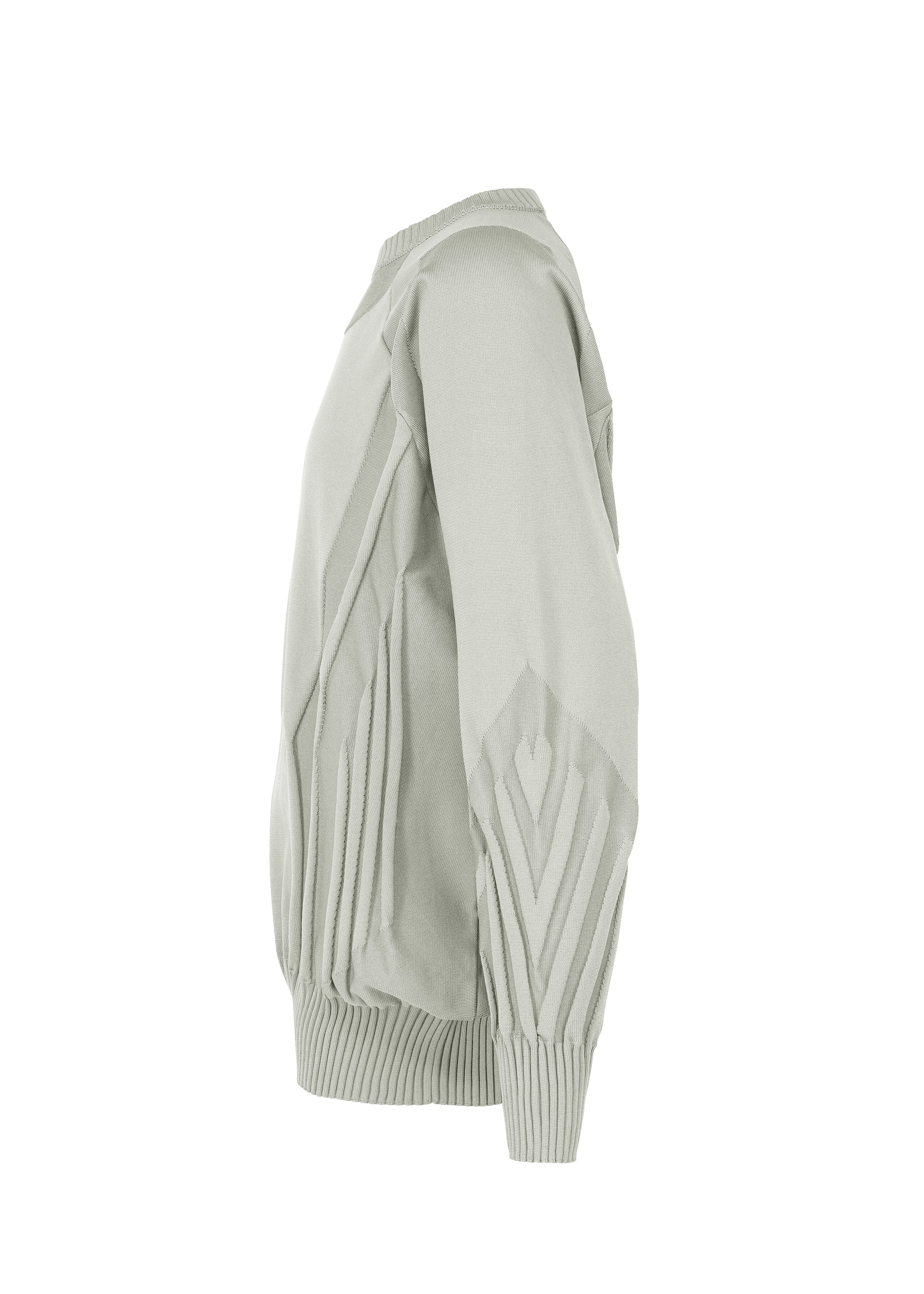 Issey Miyake Type-K 001 pletený top černý