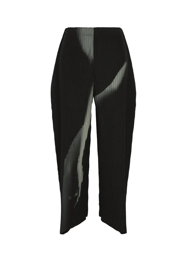 Issey Miyake Hands of Lover Pleats kalhoty Black-Hued