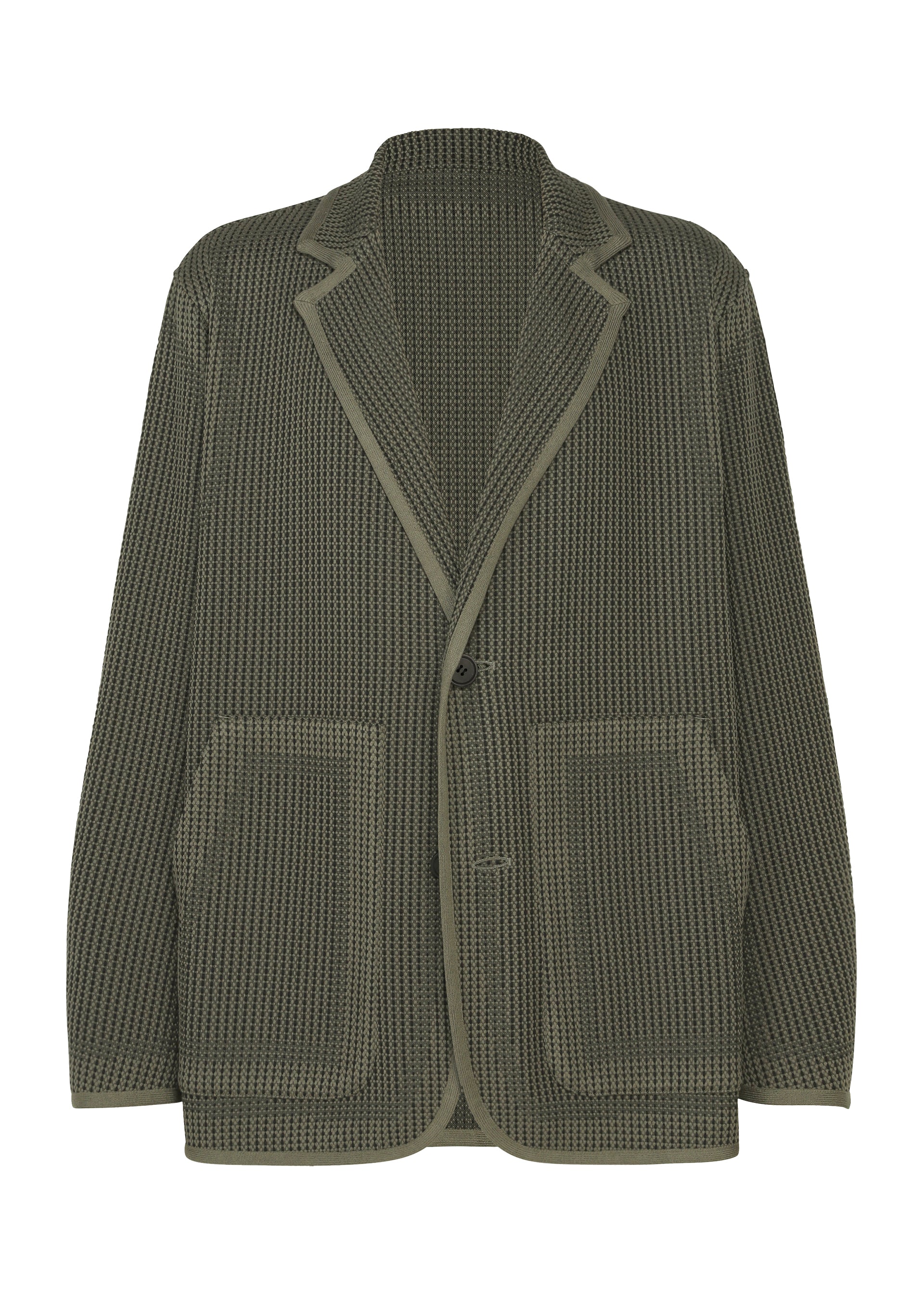 Issey Miyake Type-K 012 pletená bunda černá sashiko