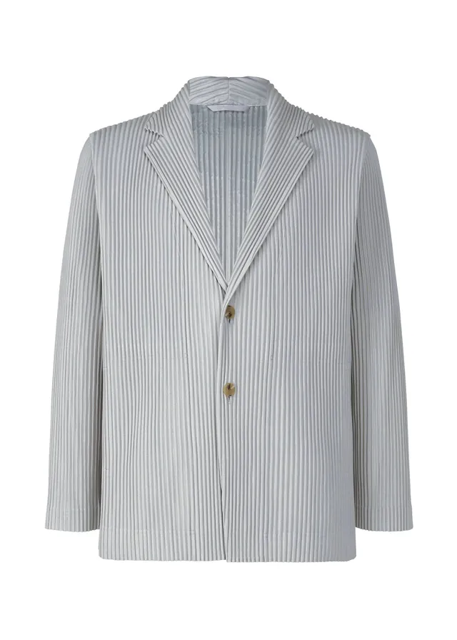 Issey Miyake Basics plisované sako černé skladné