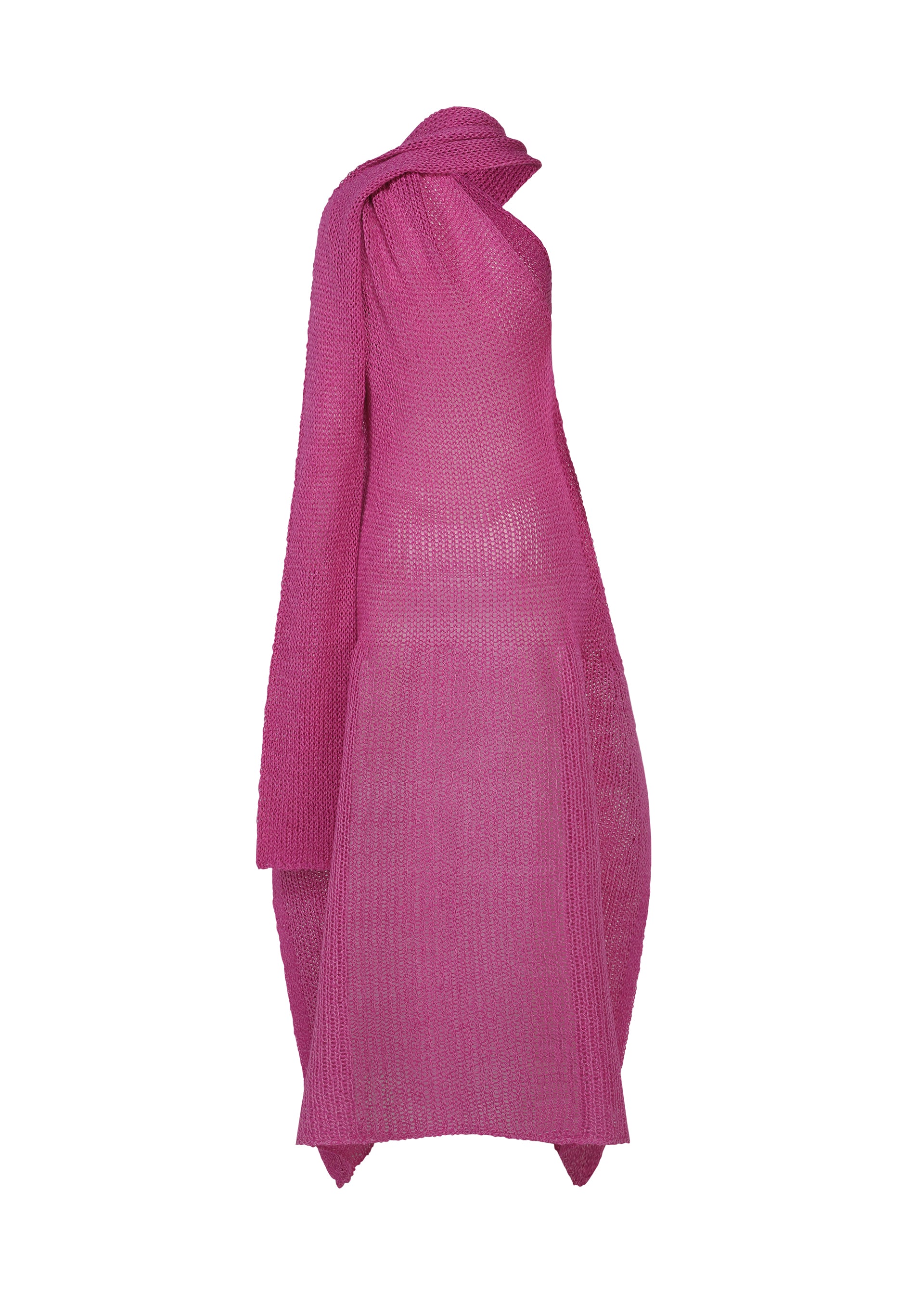 Issey Miyake Panini Pulled šaty black lisované