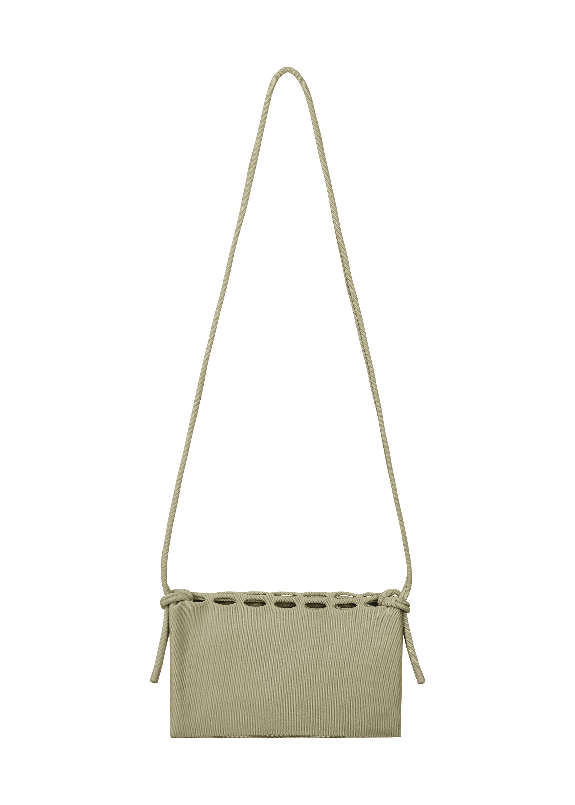 Issey Miyake Mokko Flap Pouch kabelka černá pletená