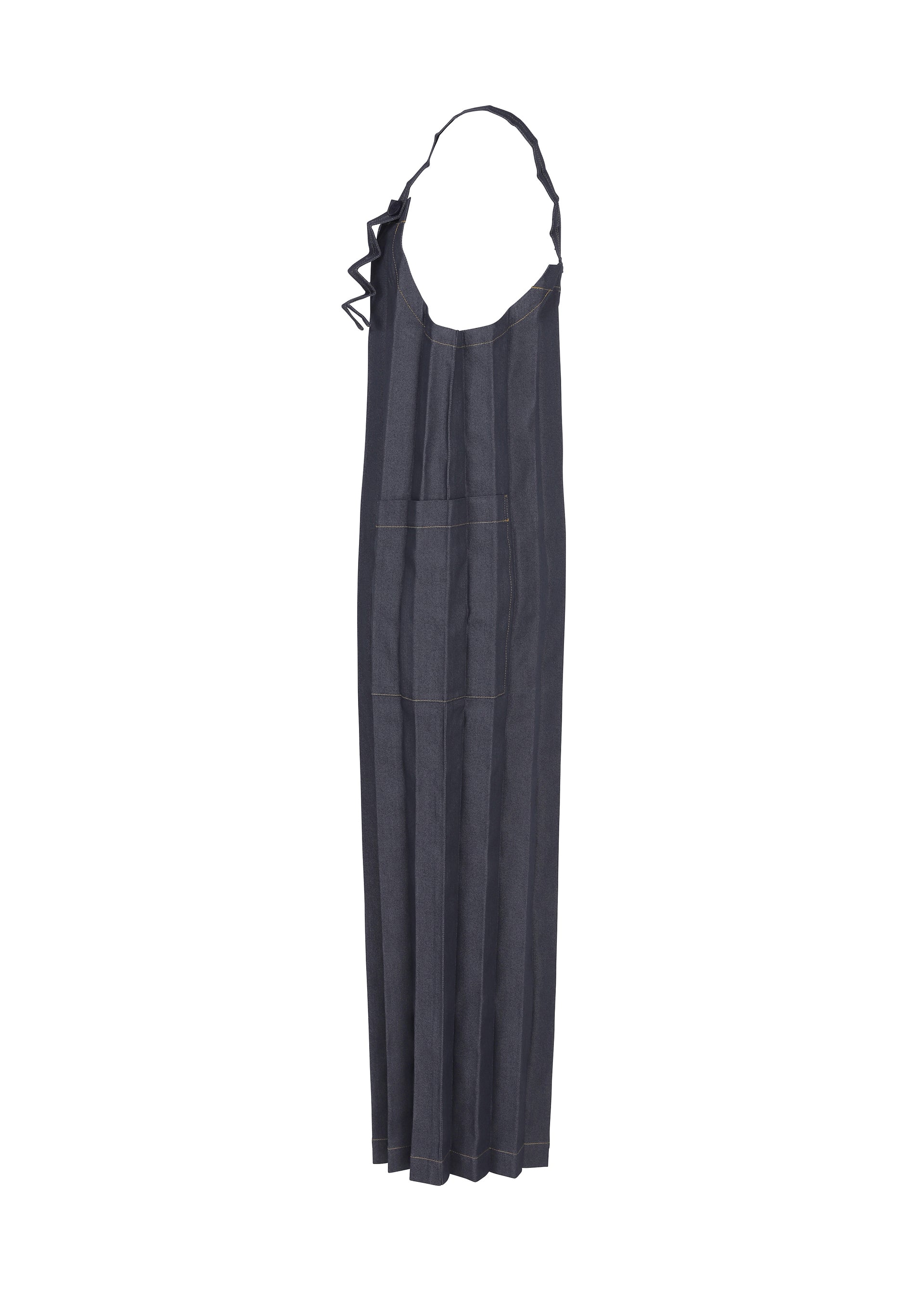 me Issey Miyake Denim Pleats Bottom overal černá denimový