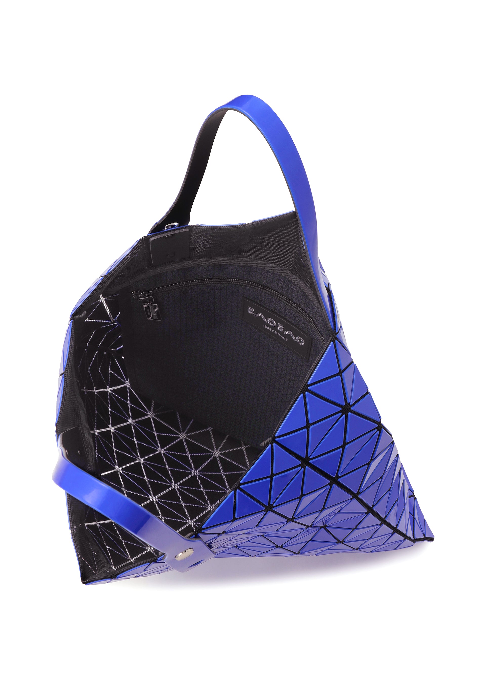 Issey Miyake Prism Gloss tote šedá lesklá na notebook