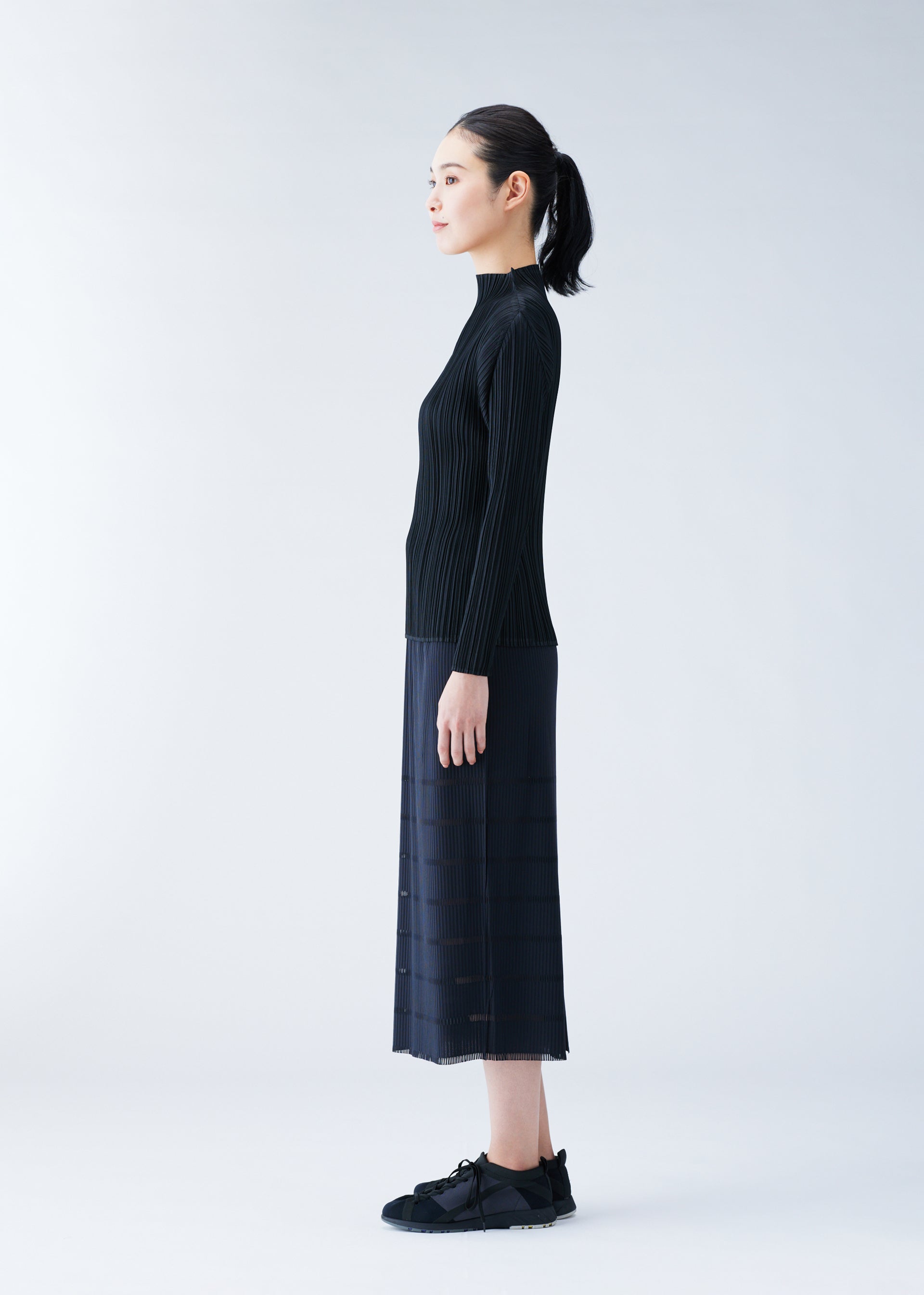 Issey Miyake A-POC Basics sukně černá vel. 3