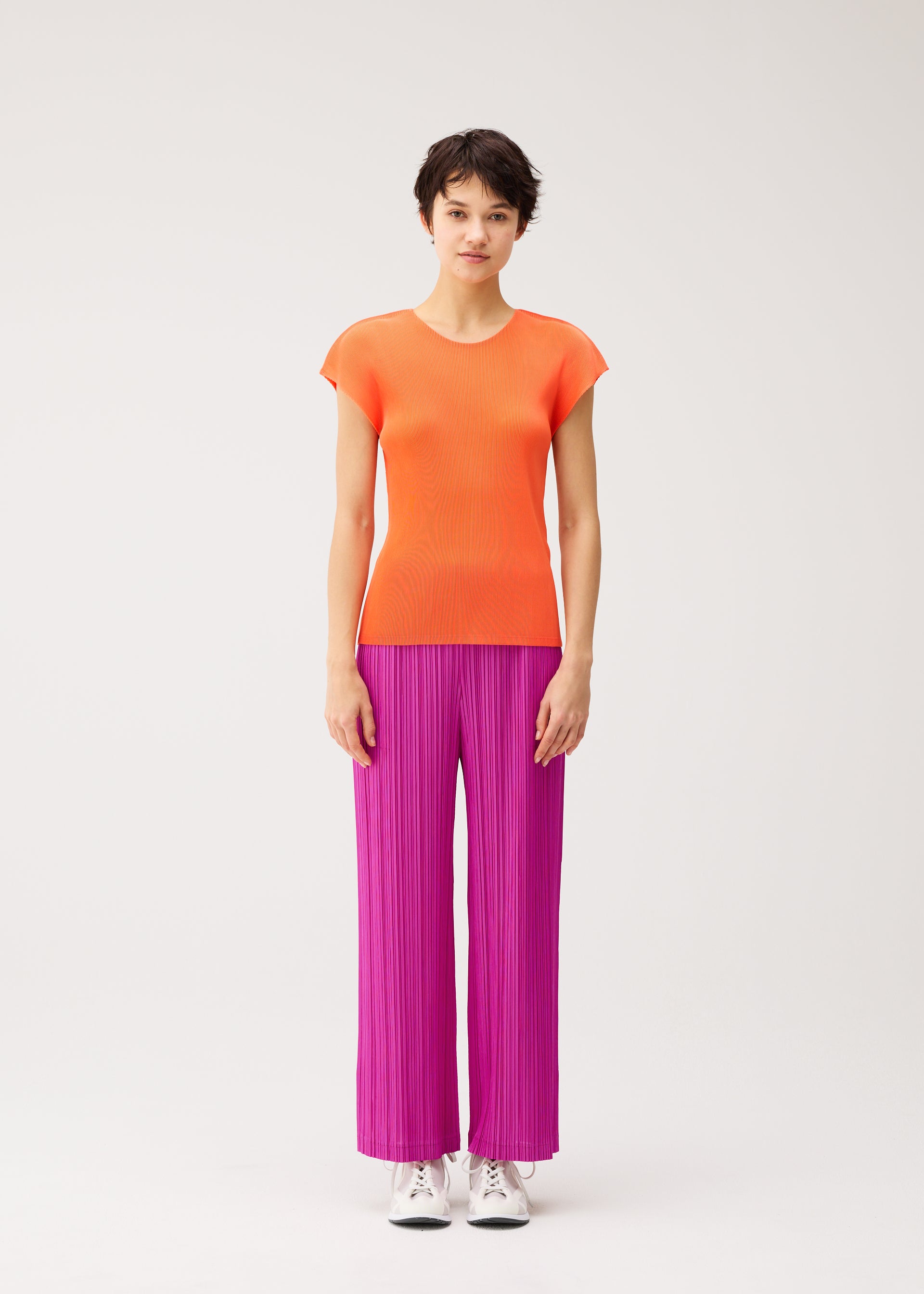 Issey Miyake Thicker Bottoms 2 kalhoty šedé rovné