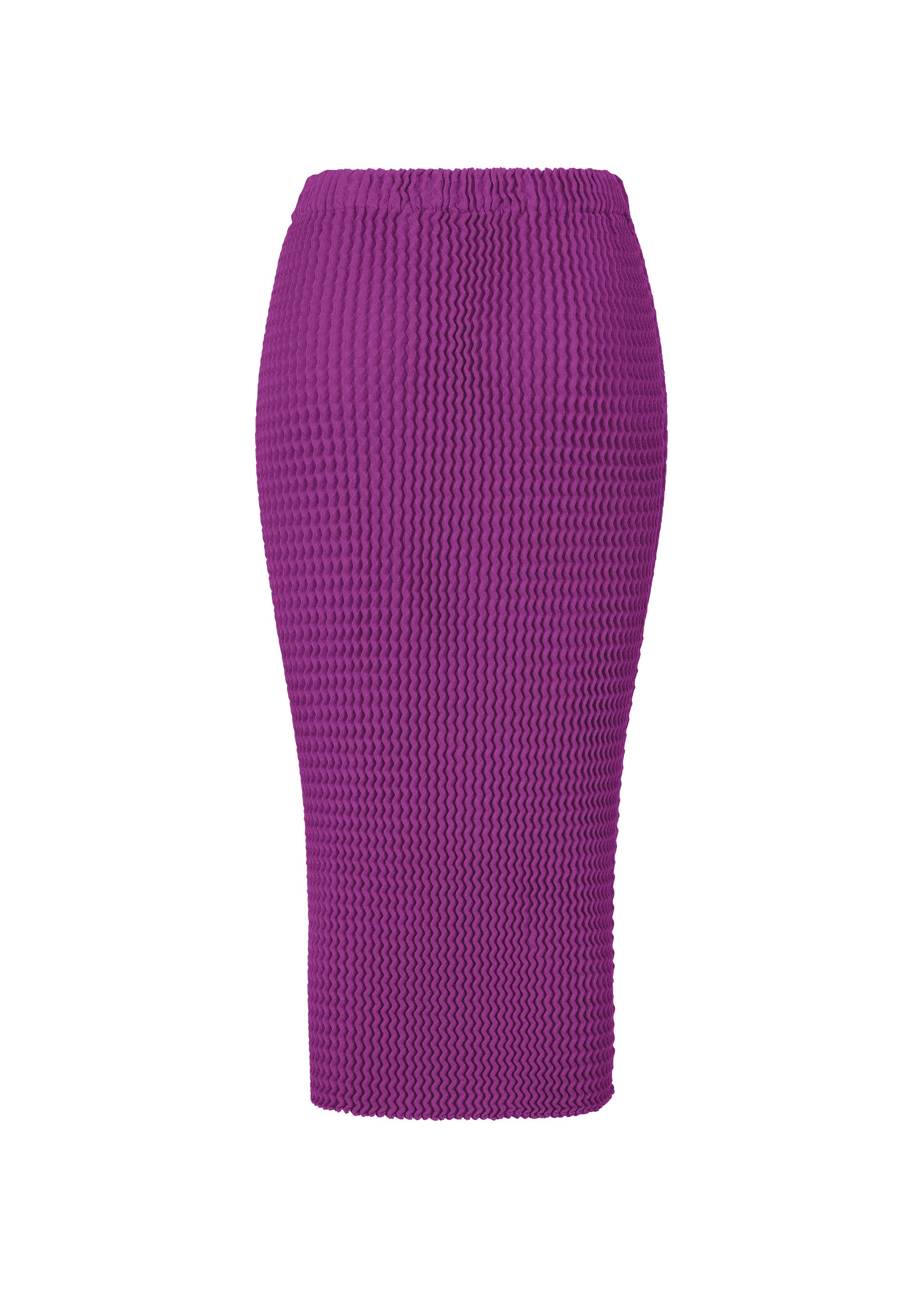 Issey Miyake Spongy 68 pletená sukně šedá 2 bavlna
