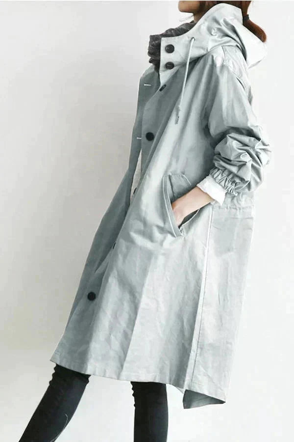 Norielle oversize pláštěnka černá nepromokavá