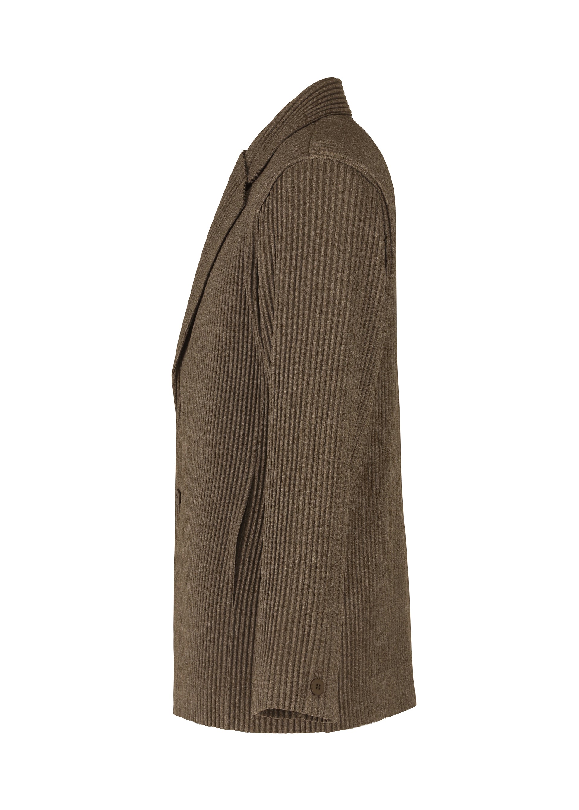 Issey Miyake Wool Like Light sako šedá vlněný vzhled