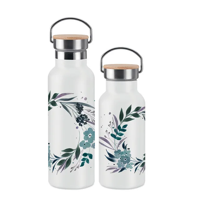 Magifešn Věneček termoska 500 ml Něžný tyrkys nerez