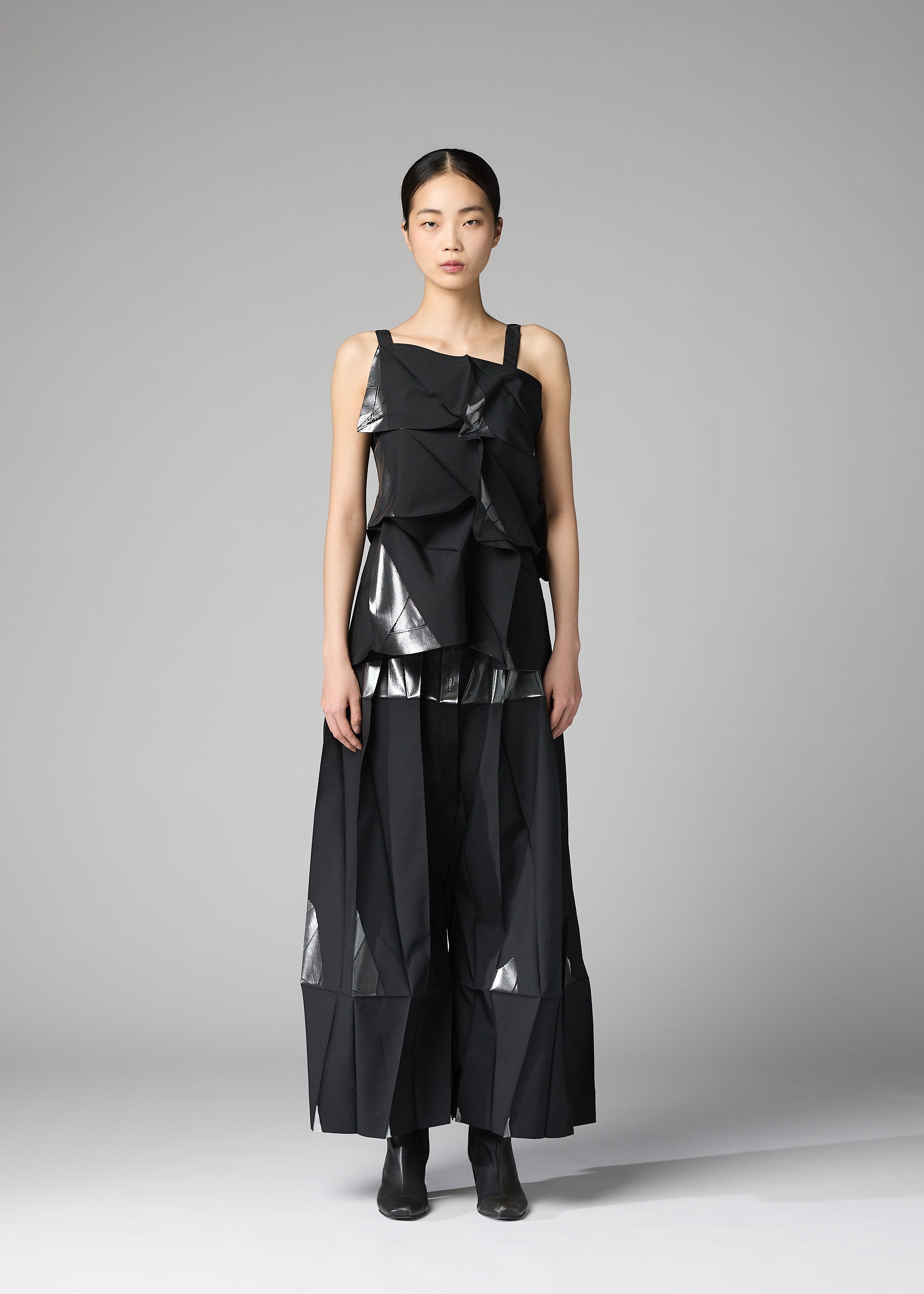 Issey Miyake No.1-1 top White×Silver vel. 3 s fólií