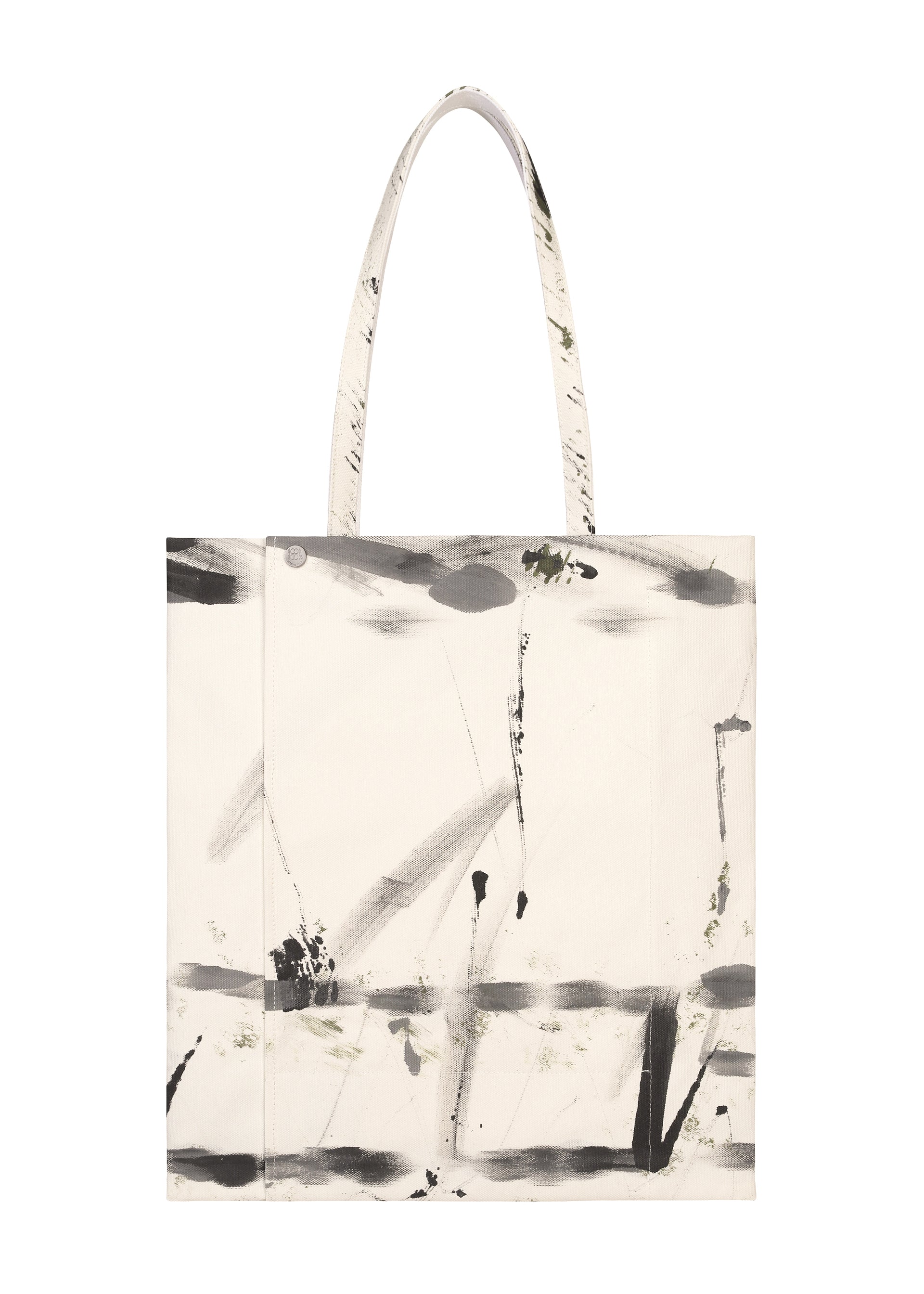 Issey Miyake Good Goods Good Printer's Bag Daikanyama tote fialová s potiskem